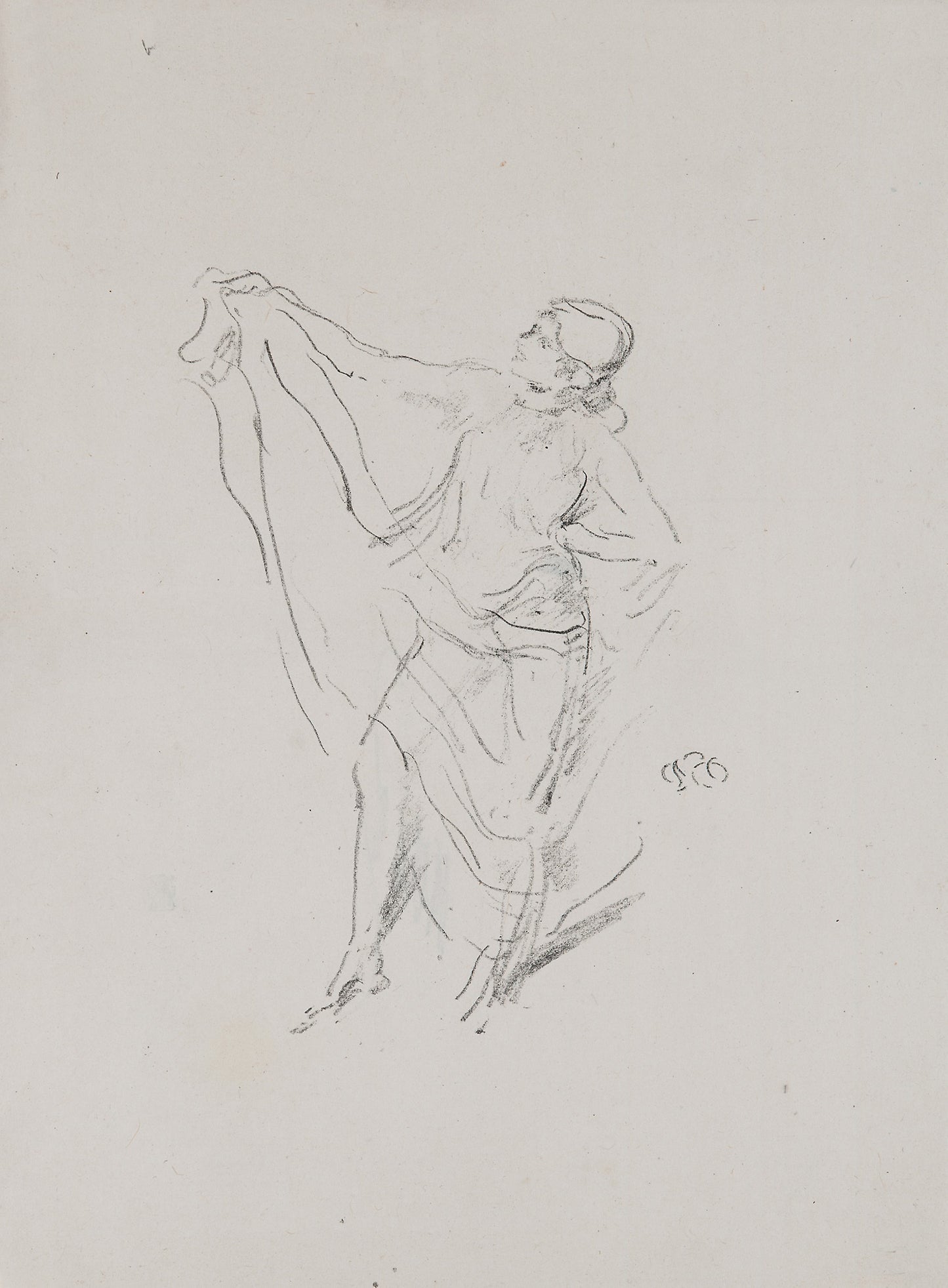 Draped Model, Dancing -  James McNeill Whistler,  Poster Print Wall Art