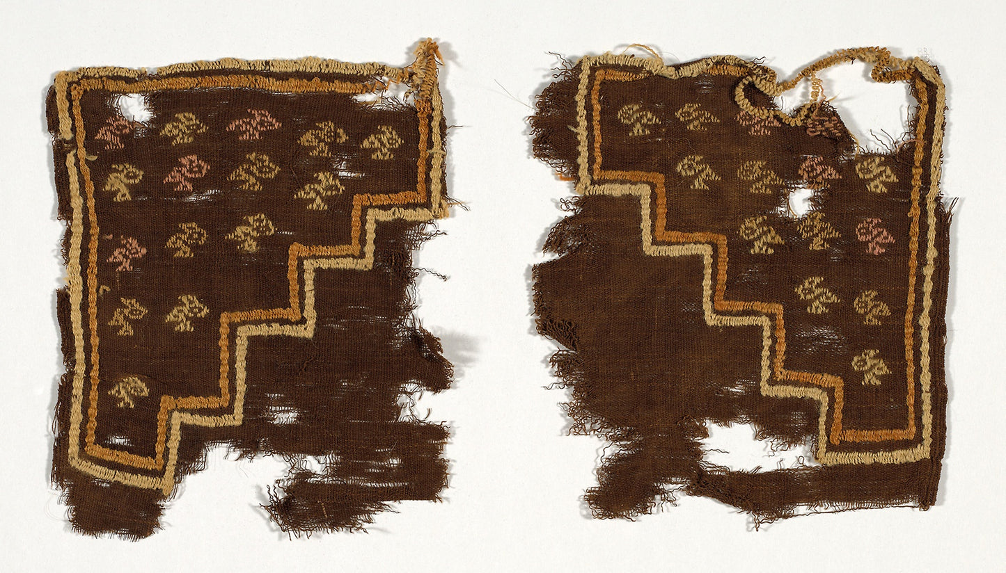 Fragment (From Poncho) -  Possibly Santa Clara, Virú Valley, north coast, Peru,  Poster Print Wall Art