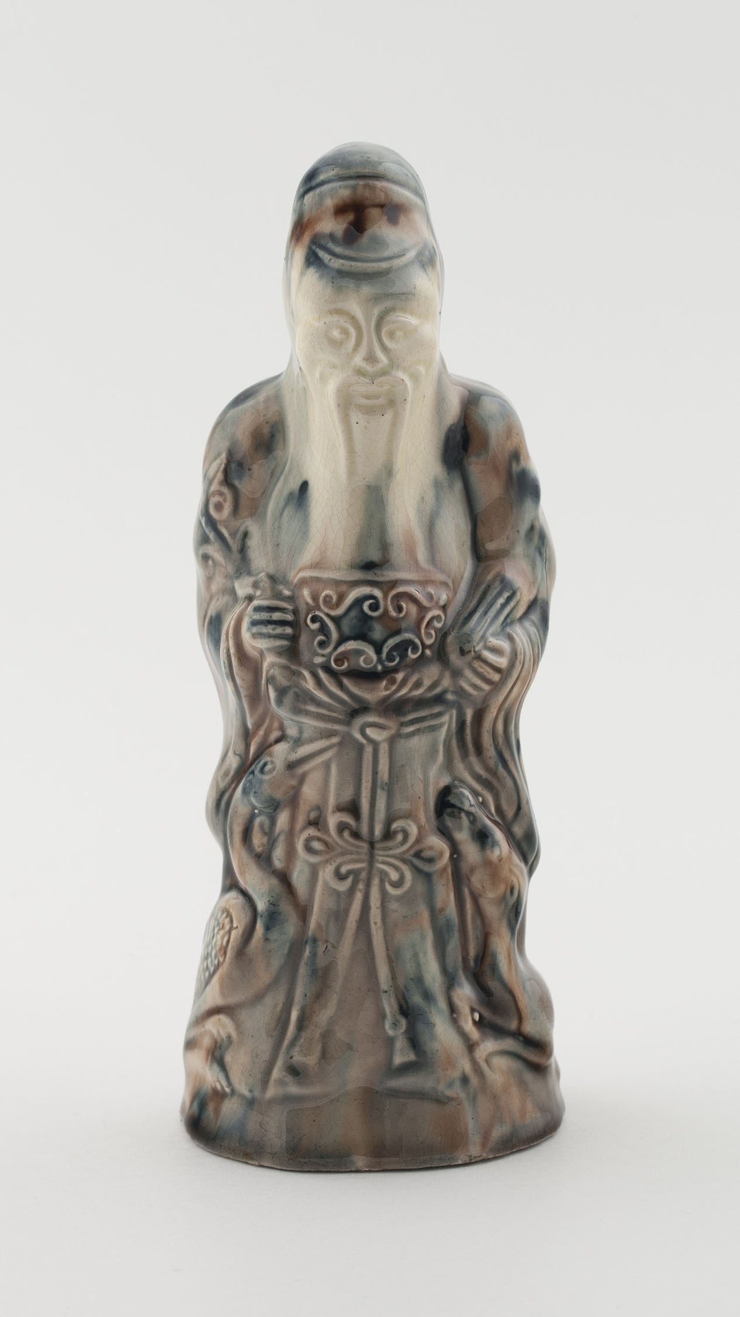 Figure of Shou Lao -  England, Staffordshire,  Poster Print Wall Art