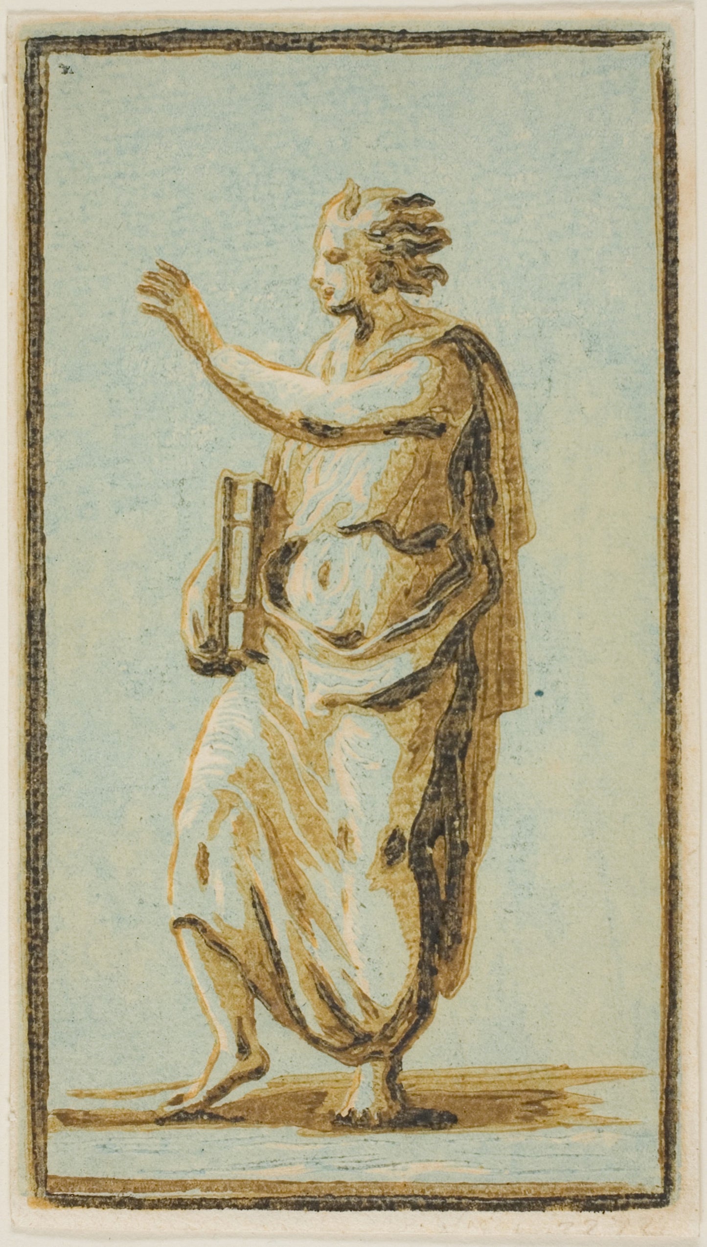 Young Man Standing -  Jean Michel Papillon,  Poster Print Wall Art