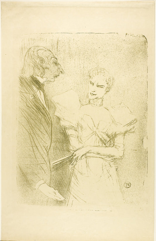 Brandès and Leloir, in Les Cabotins: Henri de Toulouse-Lautrec,16x12"(A3) Poster
