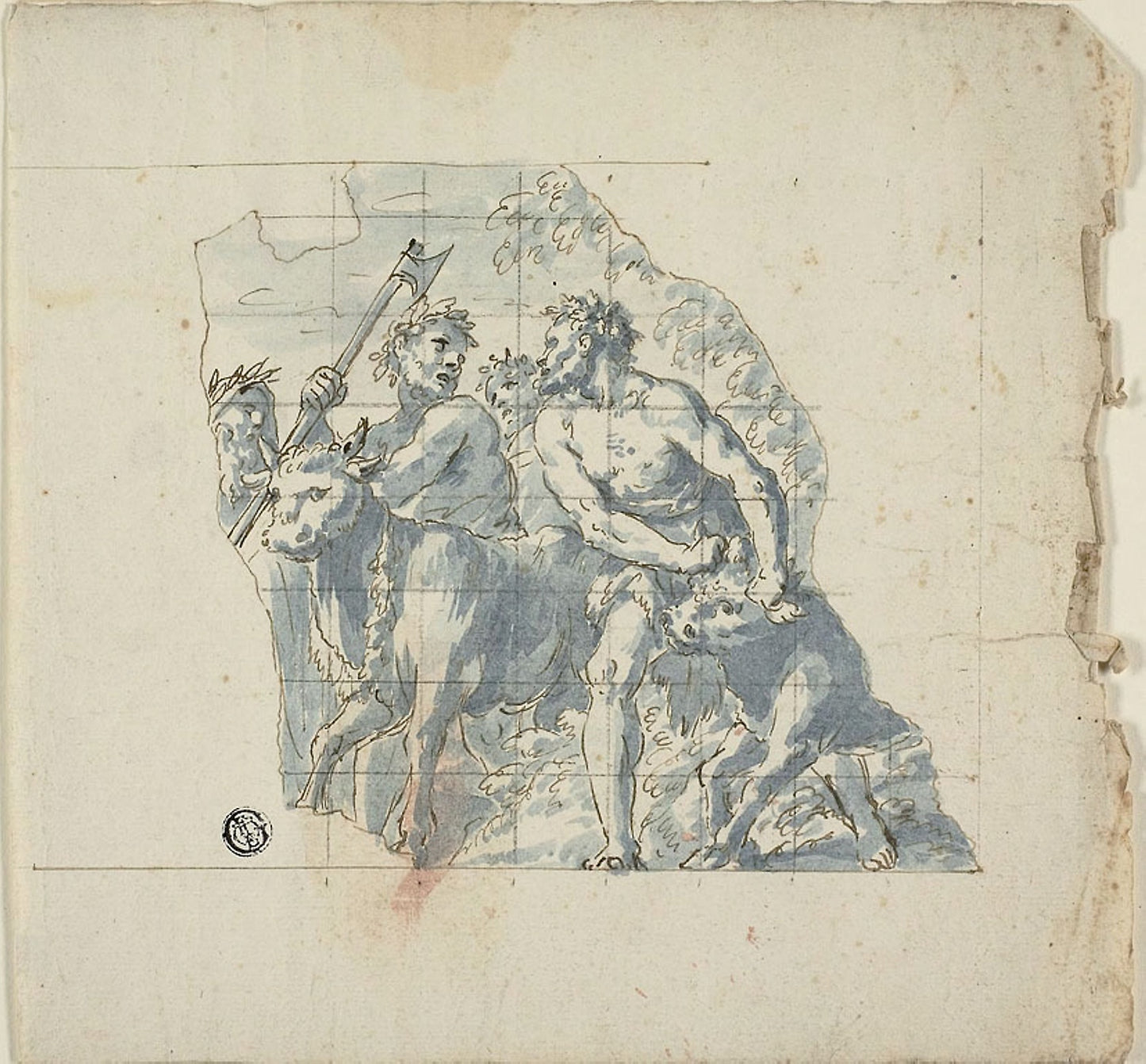 Priests, Sacrificers, and Steers -  Antonio Grano,  Poster Print Wall Art