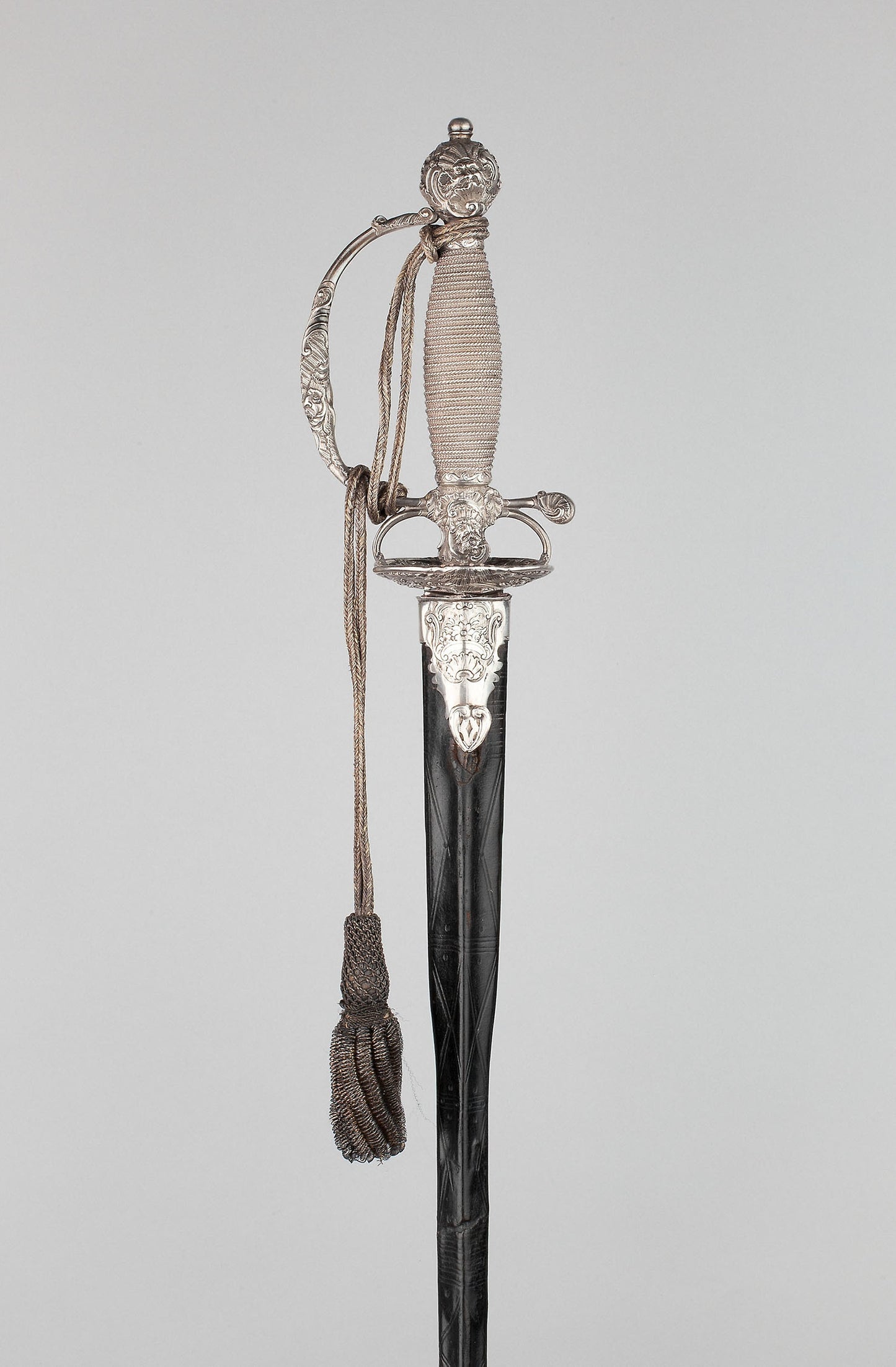Smallsword and Scabbard -  Silversmith -  John Berthellot (English),  Poster Print Wall Art