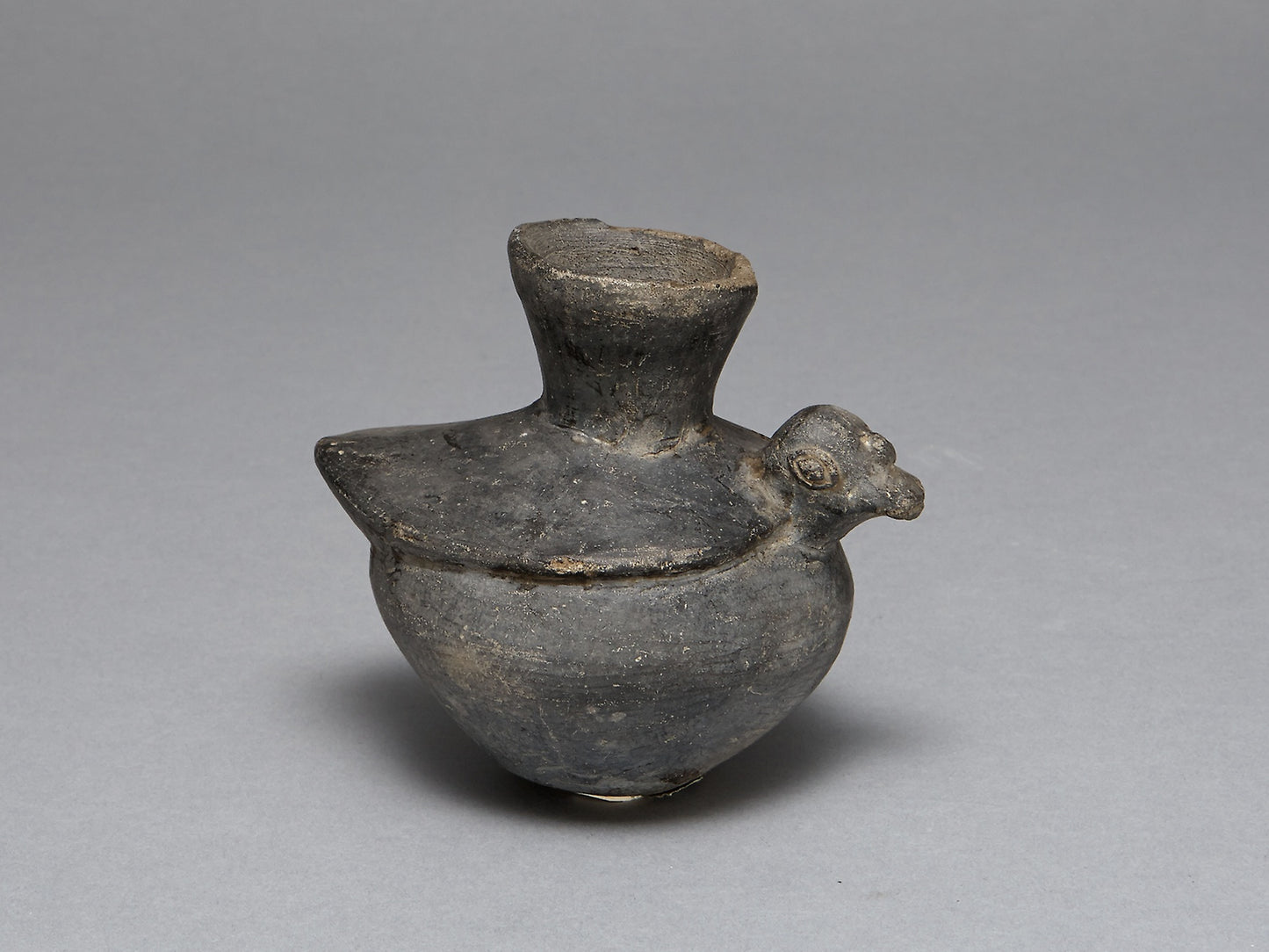 Blackware Jar in the Form of a Bird -  Chimú,  Poster Print Wall Art