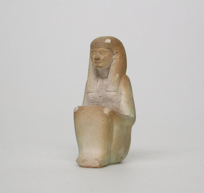 Statuette of the Goddess Maat: Egyptian,16x12