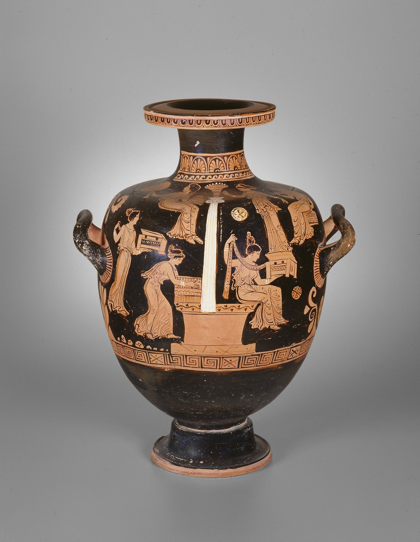 Hydria (Water Jar) -  Greek; Apulia, Italy,  Poster Print Wall Art