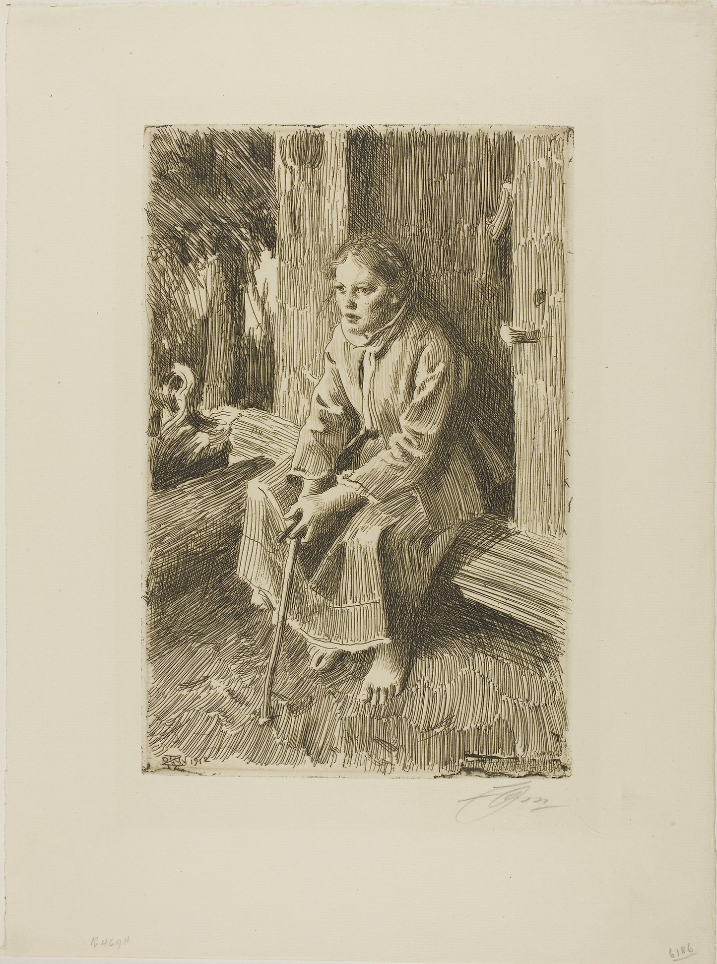 Vallkulla -  Anders Zorn,  Poster Print Wall Art