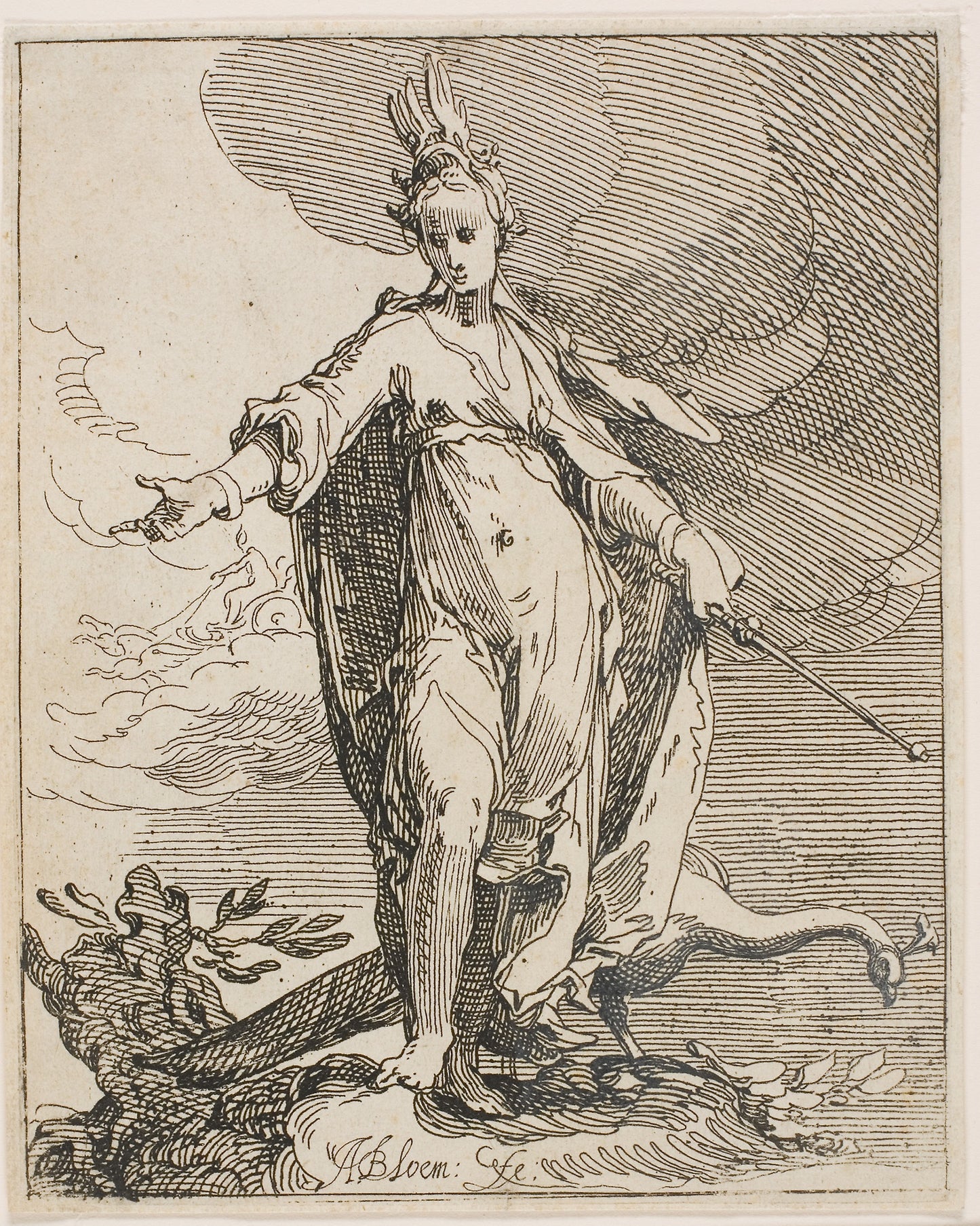 Juno: Abraham Bloemaert, Poster Print Wall Art