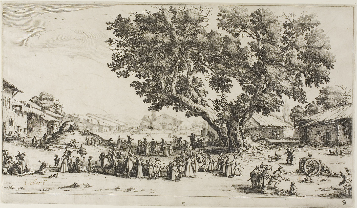 The Fair at Gondreville -  Jacques Callot,  Poster Print Wall Art