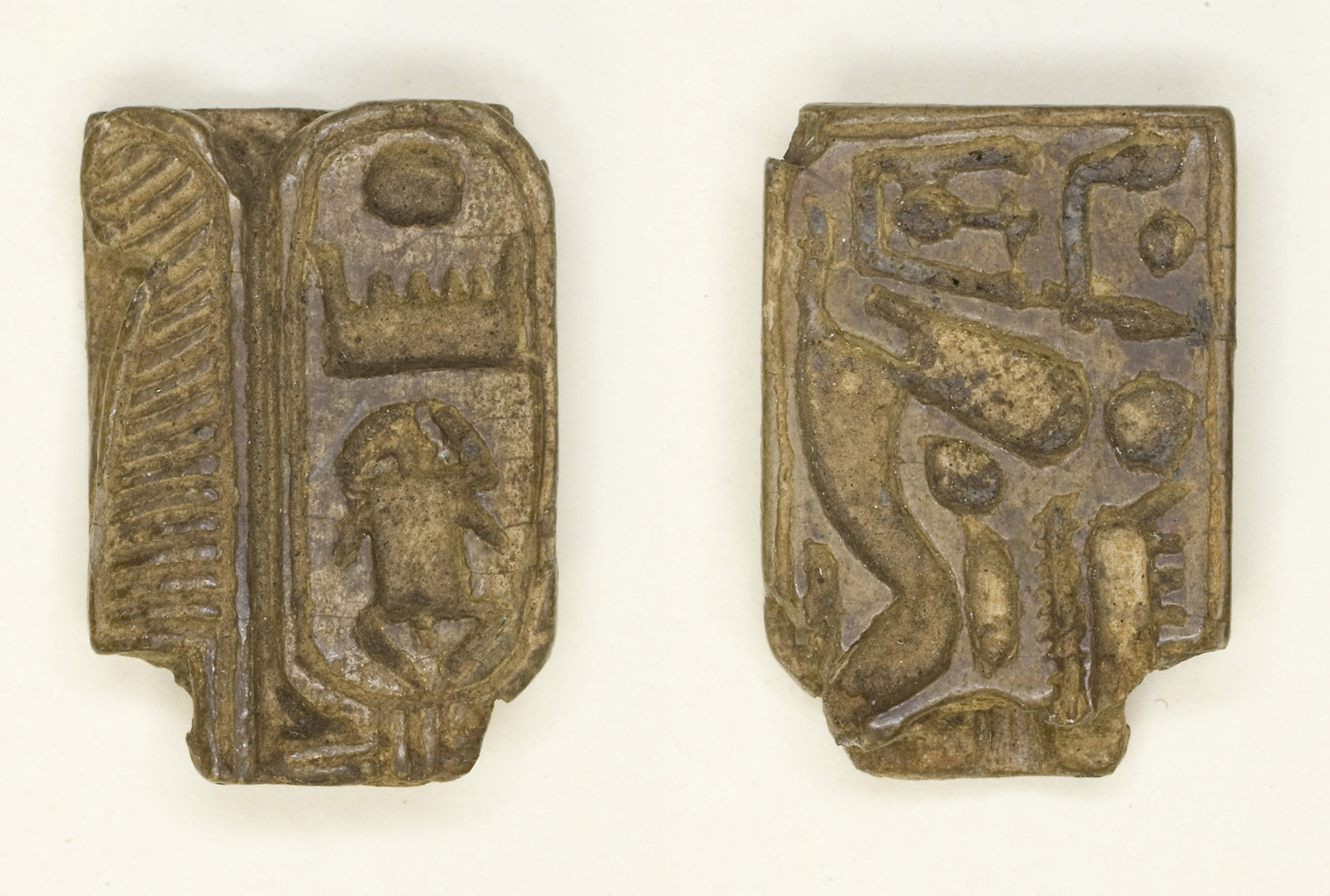 Plaque: Menkheperre (Thutmose III)/Sphinx with Crown and Beard: Egyptian,16x12"(A3) Poster