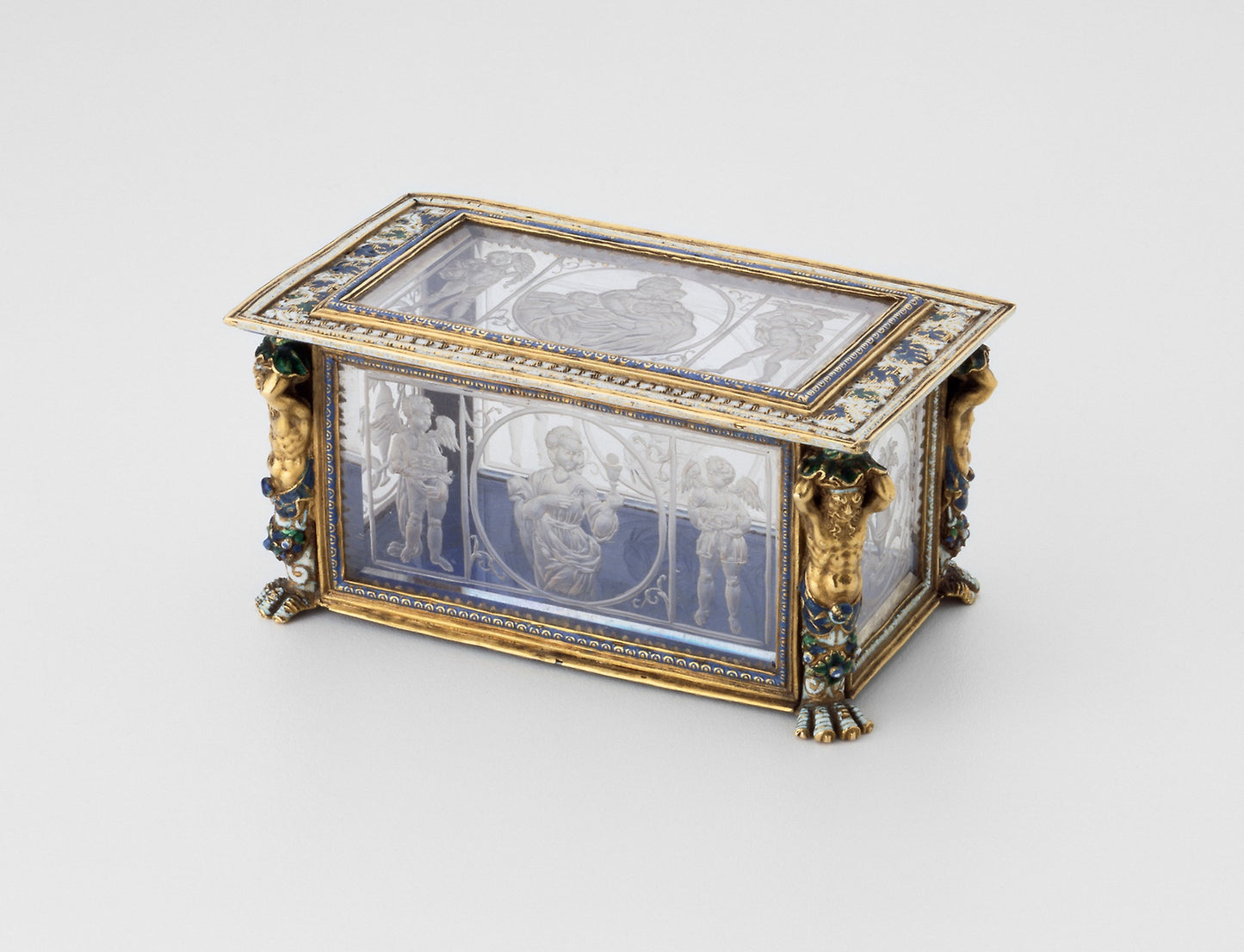Rock Crystal Casket -  Italian,  Poster Print Wall Art