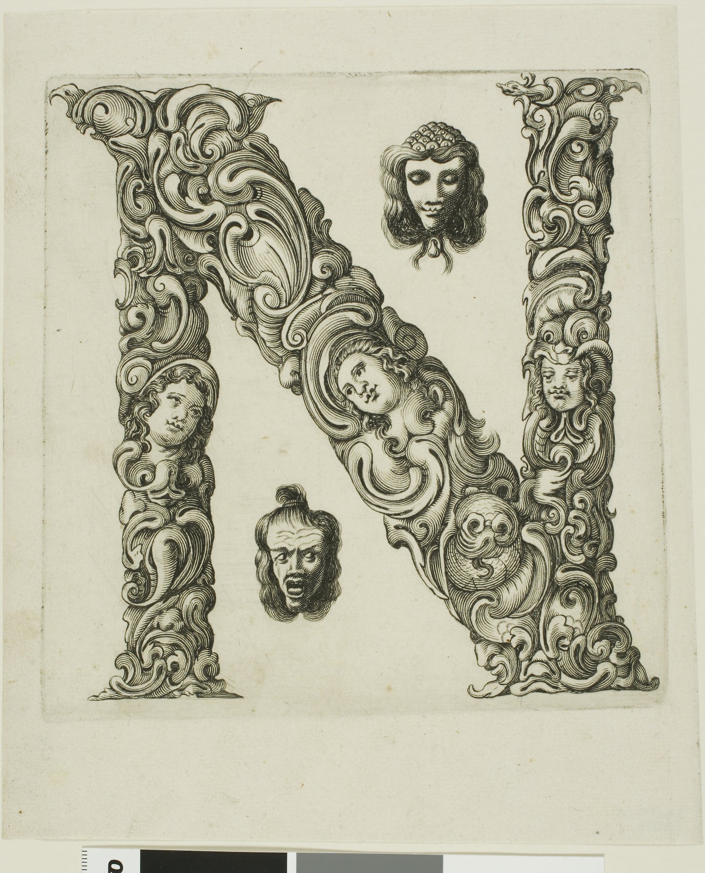 Letter N -  Peter Aubry,  Poster Print Wall Art