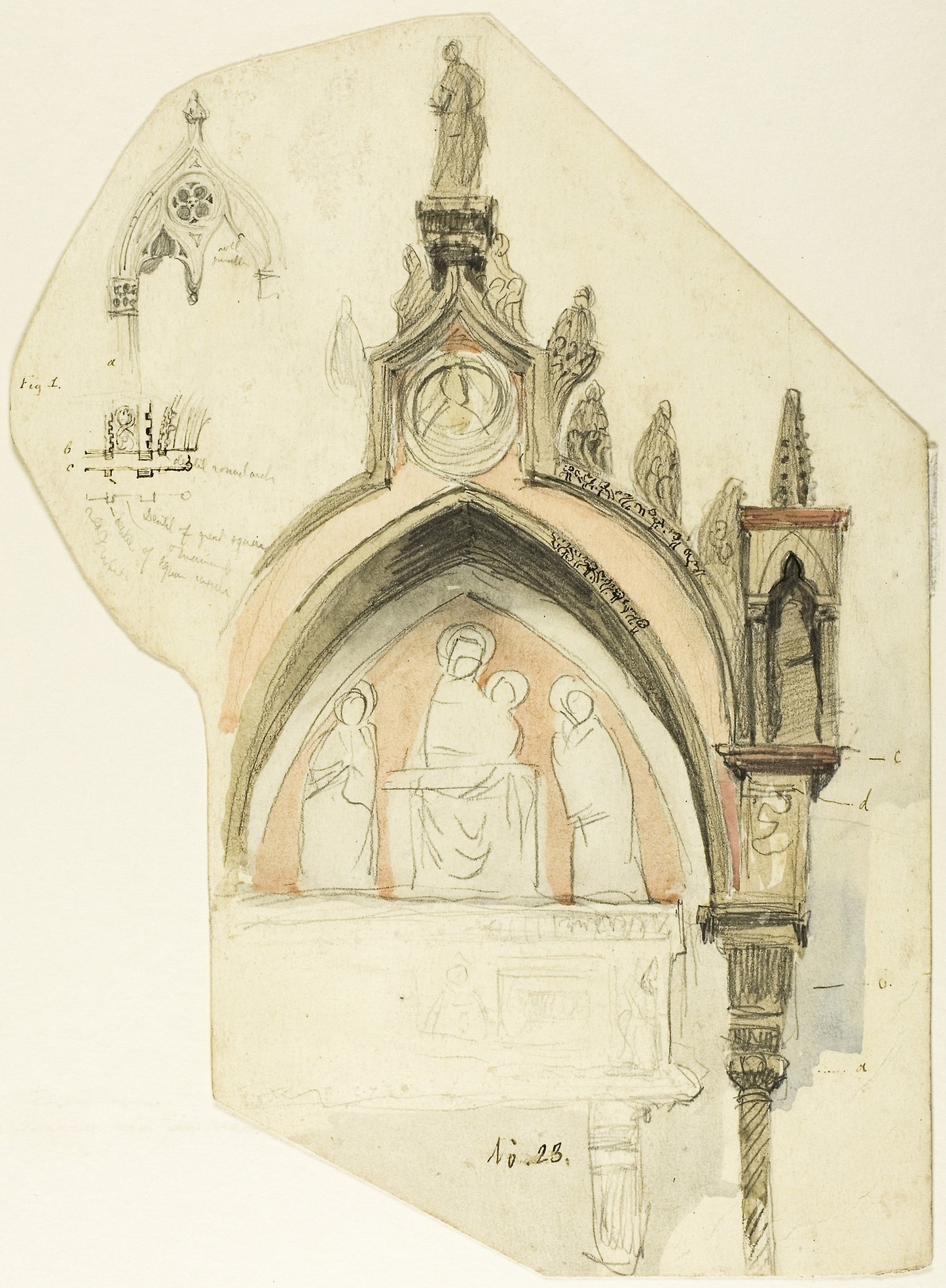 Design for an Arch -  John Ruskin,  Poster Print Wall Art