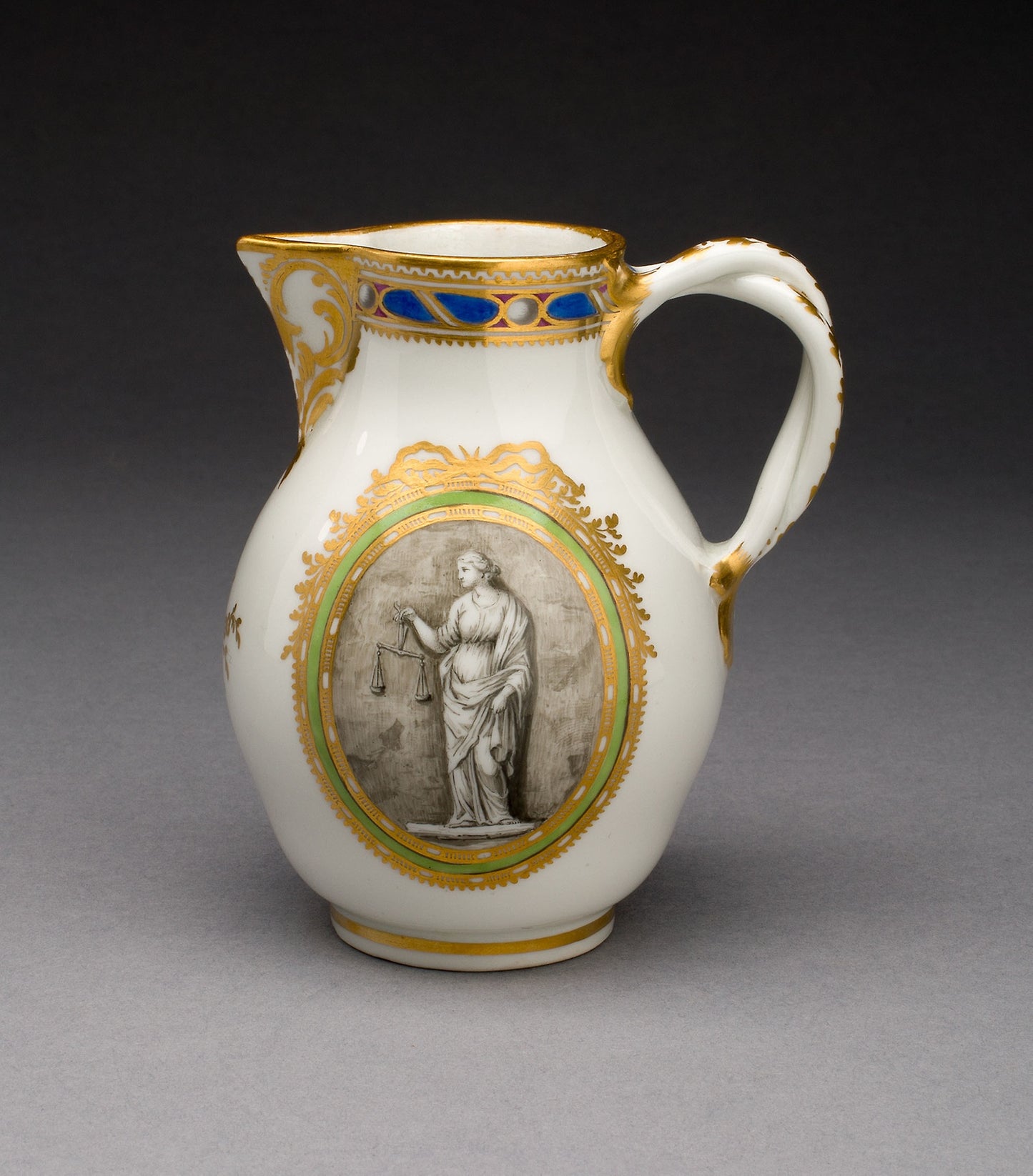 Milk Jug (part of a Coffee Service) -  Vienna State Porcelain Manufactory,  Poster Print Wall Art