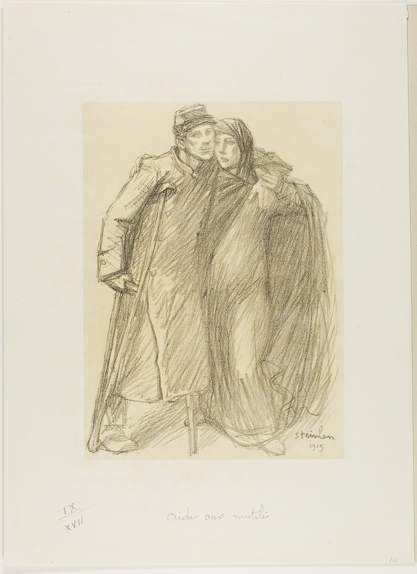 Helping the Wounded -  Théophile-Alexandre Steinlen,  Poster Print Wall Art