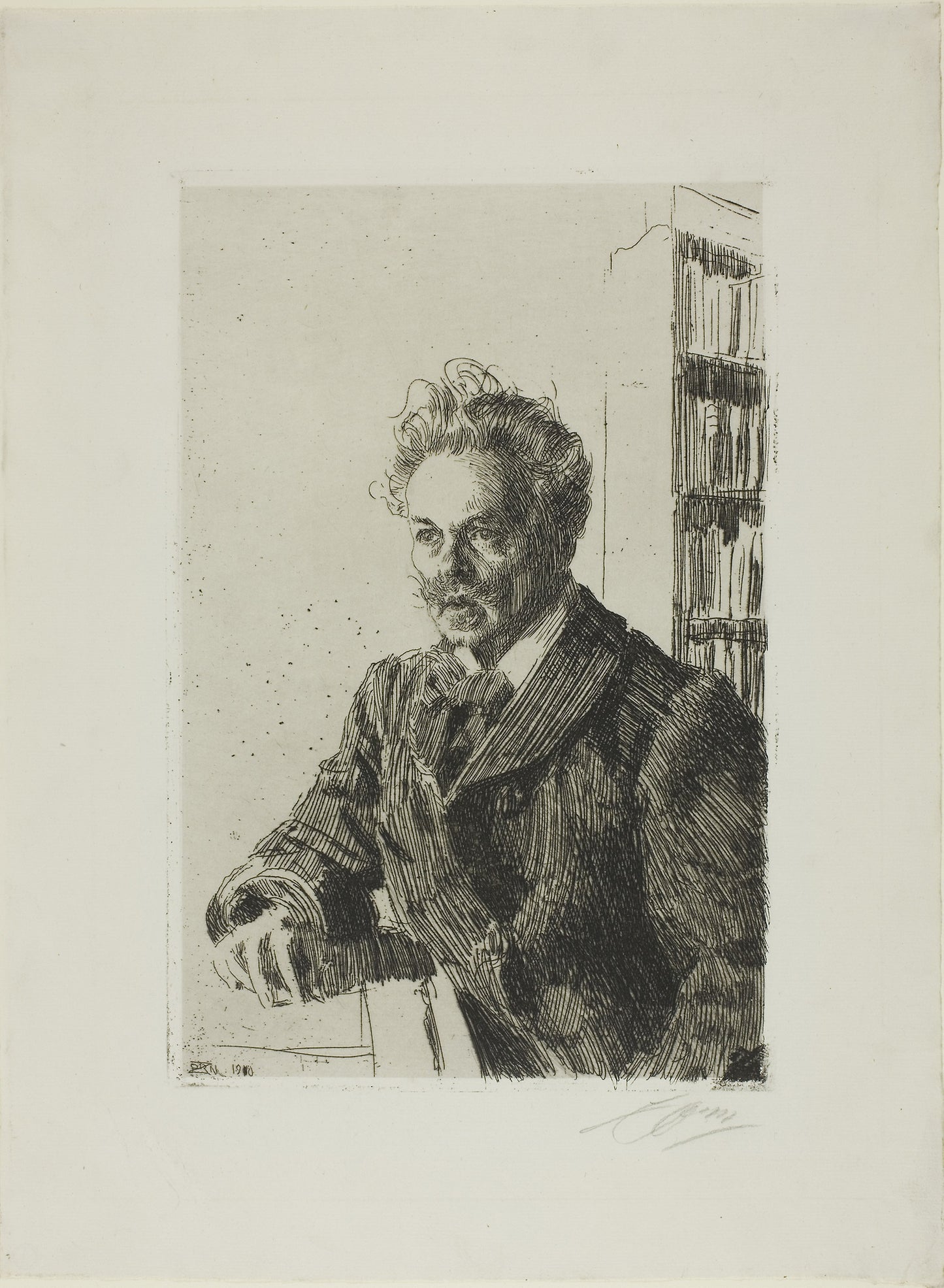 August Strindberg -  Anders Zorn,  Poster Print Wall Art