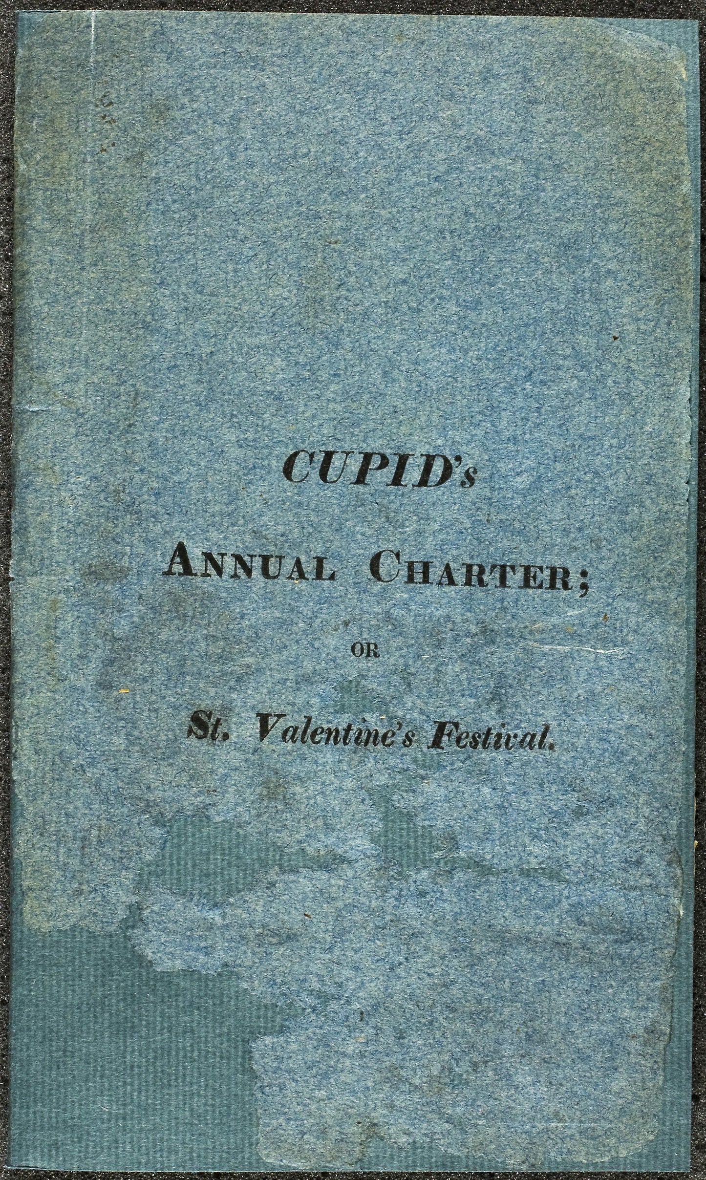 Cupid's Annual Charter -  Unknown Artist (English, 19th century),  Poster Print Wall Art