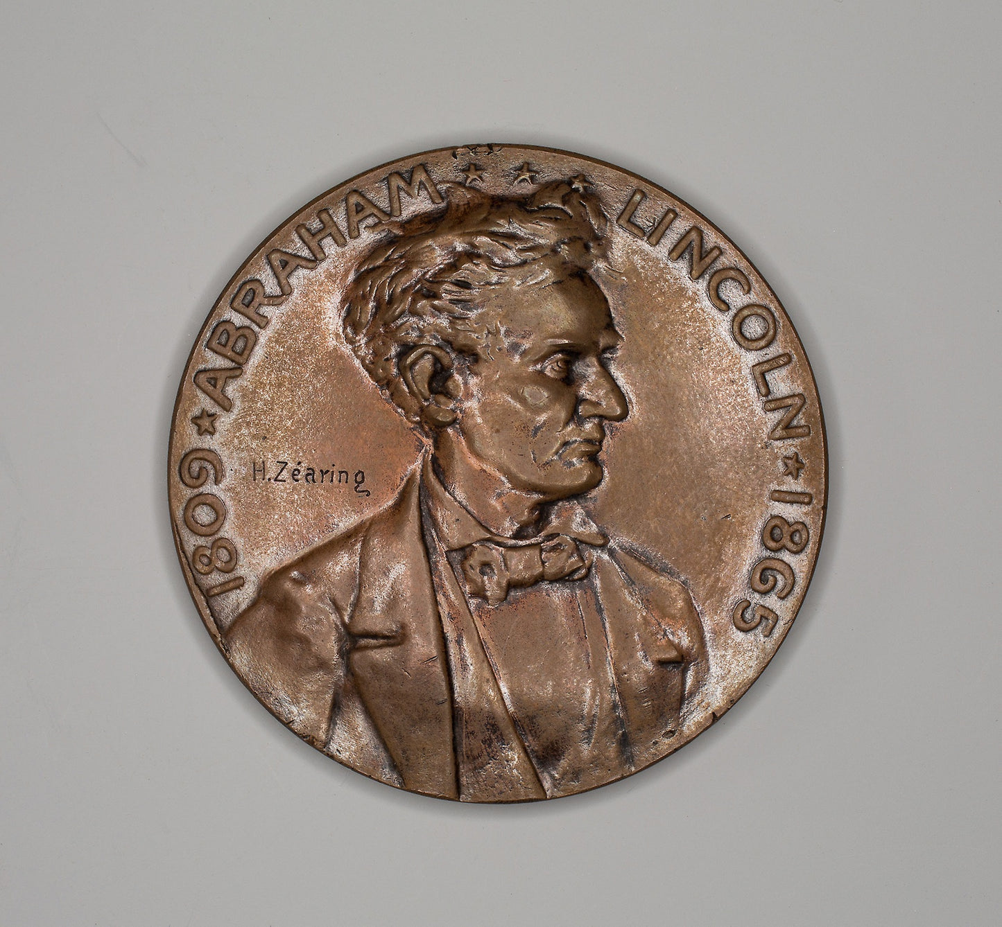 Three Medals Depicting Lincoln -  Artist unknown,  Poster Print Wall Art