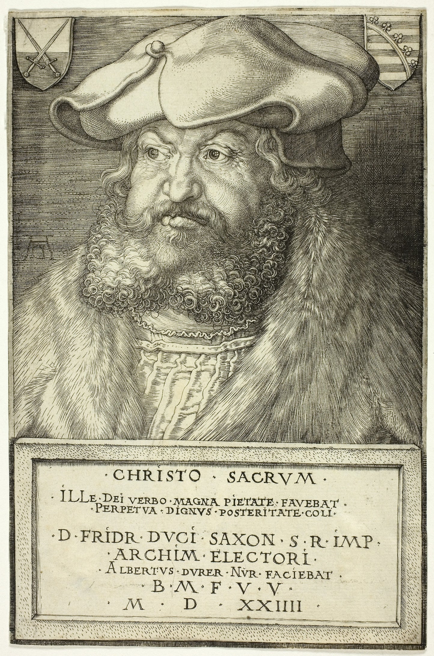 Frederick the Wise, Elector of Saxony -  Albrecht Dürer,  Poster Print Wall Art