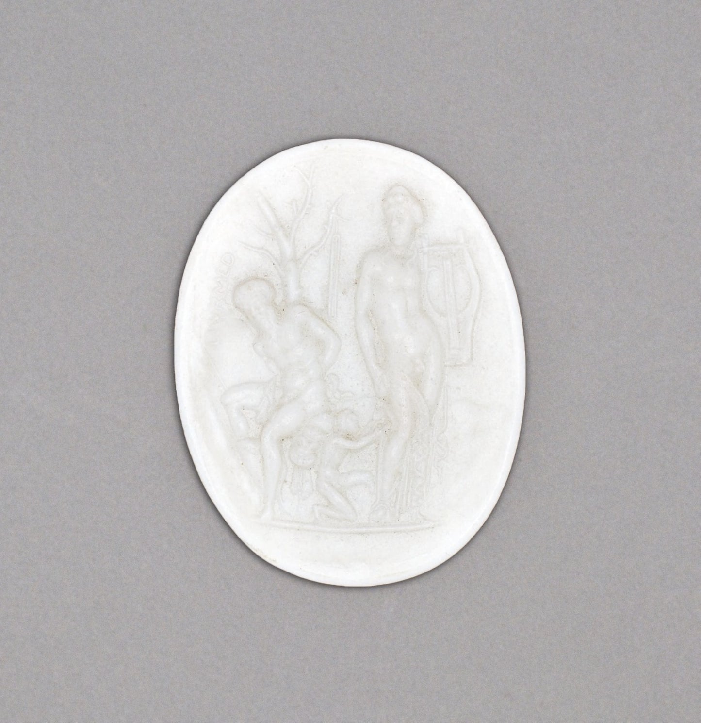Medallion with Apollo and Marsyas -  Wedgwood Manufactory,  Poster Print Wall Art