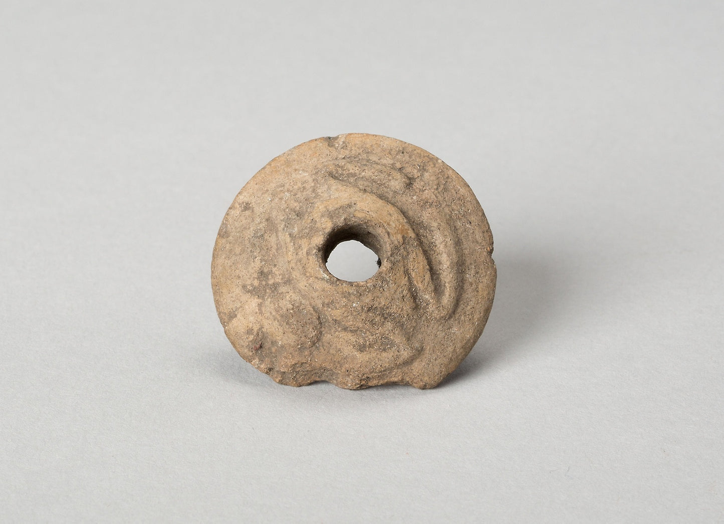 Ear Ornament or Spindle Whorl with Modeled Frog Motifs -  Aztec (Mexica),  Poster Print Wall Art