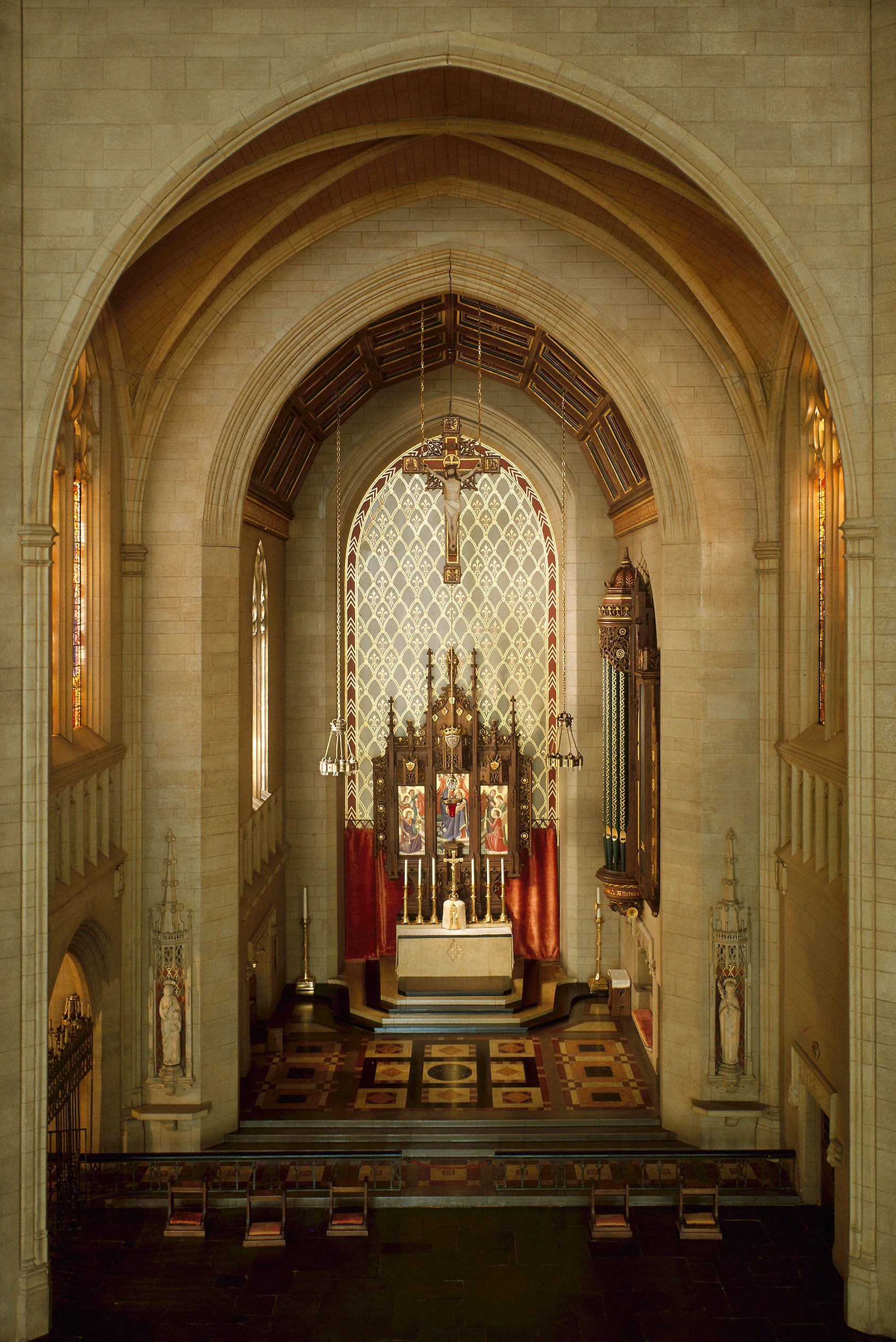 E-29: English Roman Catholic Church in the Gothic Style, 1275-1300: Mrs. James Ward Thorne,16x12"(A3) Poster
