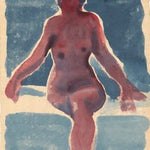 Nude Series VII by Georgia O'Keeffe, vintage art, modern poster print