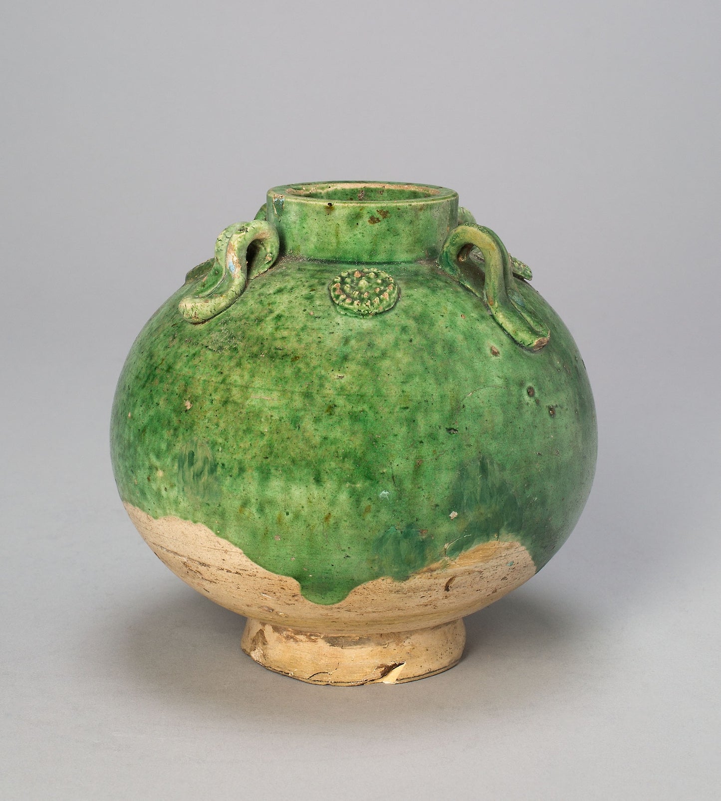 Globular Jar with Loop Handles and Medallions -  China,  Poster Print Wall Art