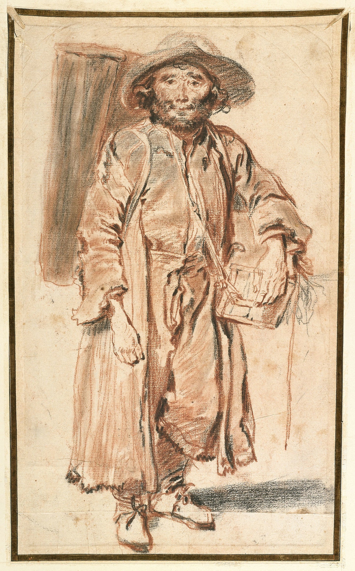 The Old Savoyard: Jean-Antoine Watteau, Poster Print Wall Art