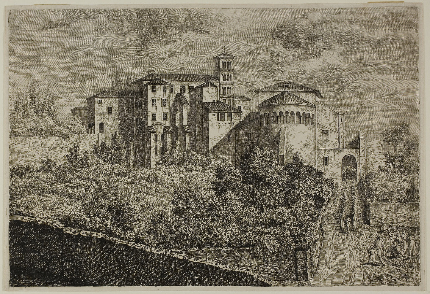 Santi Giovanni e Paolo in Rome -  Clemens von Zimmermann,  Poster Print Wall Art