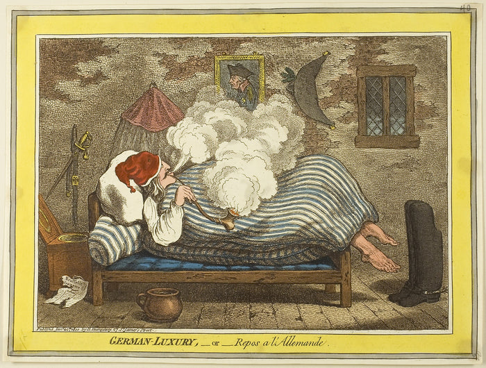 German Luxury: James Gillray (English, 1756-1815),16x12