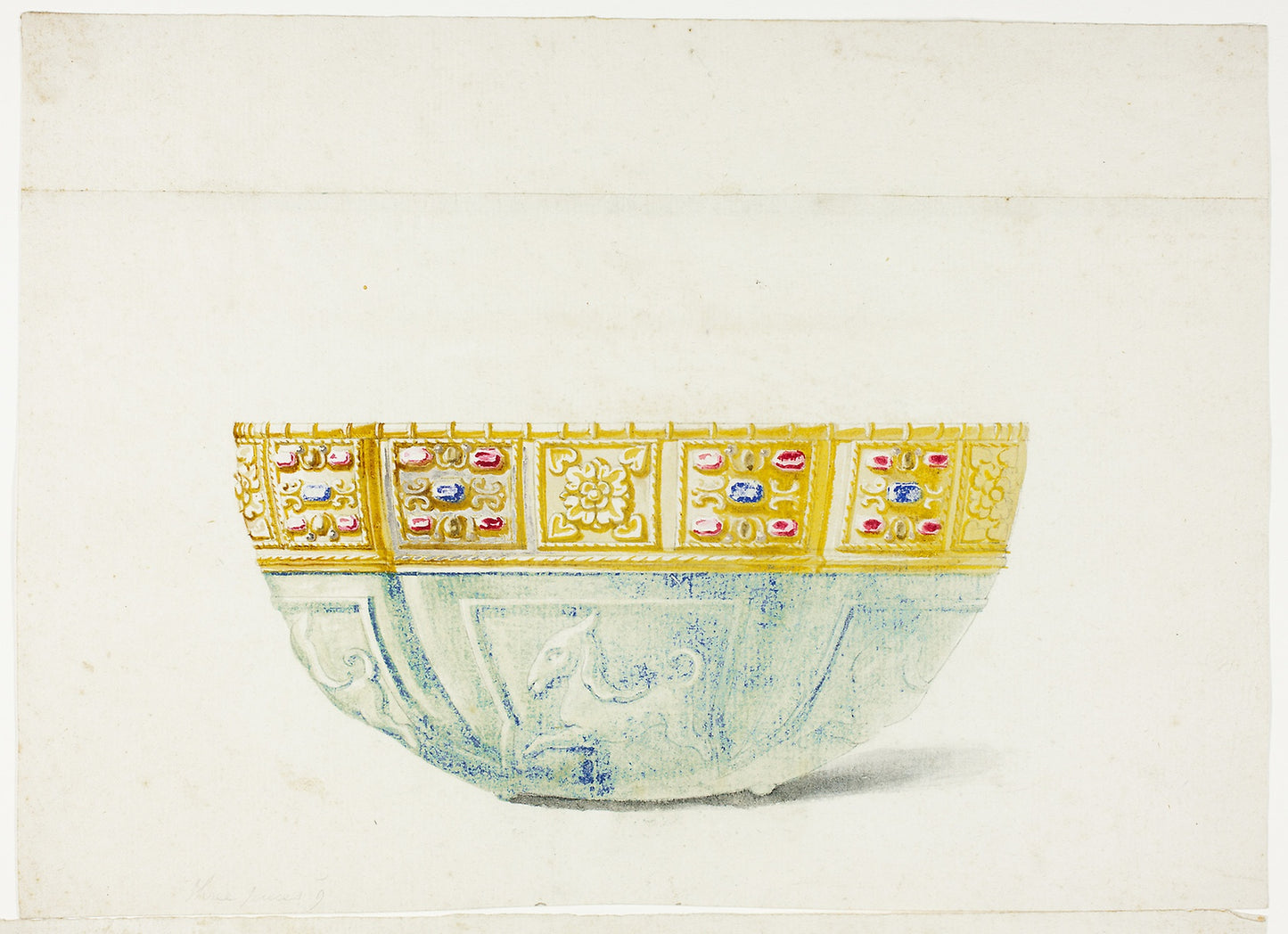 Jewelled Bowl in the Treasury of San Marco, Venice -  Giuseppe Grisoni,  Poster Print Wall Art