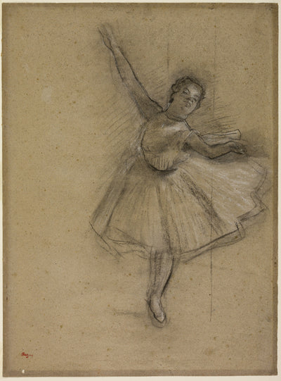 Dancer Turning: Edgar Degas,16x12"(A3) Poster