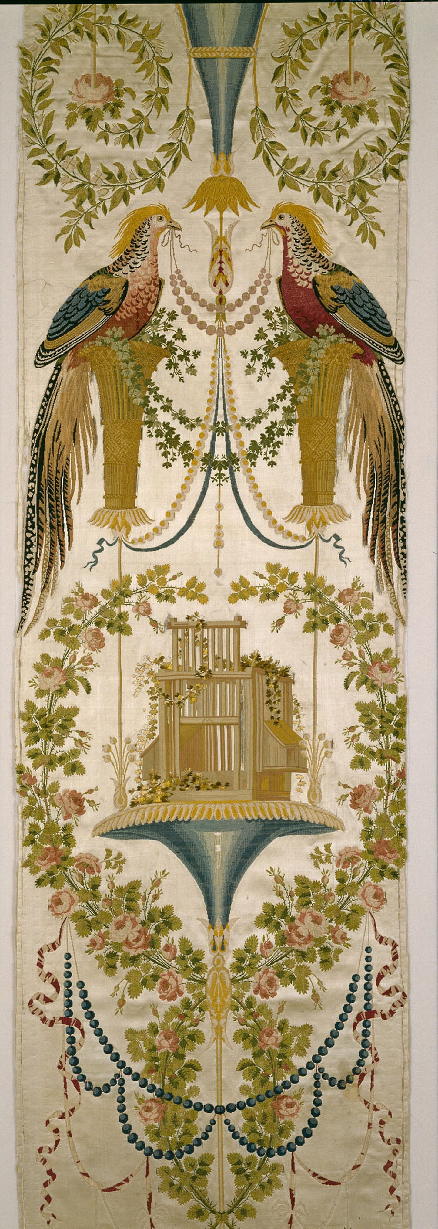 The Pheasants from the "Verdures of the Vatican" Series: Designed: Jean Démosthène Dugourc (French, 1749–1825), Poster Print Wall Art