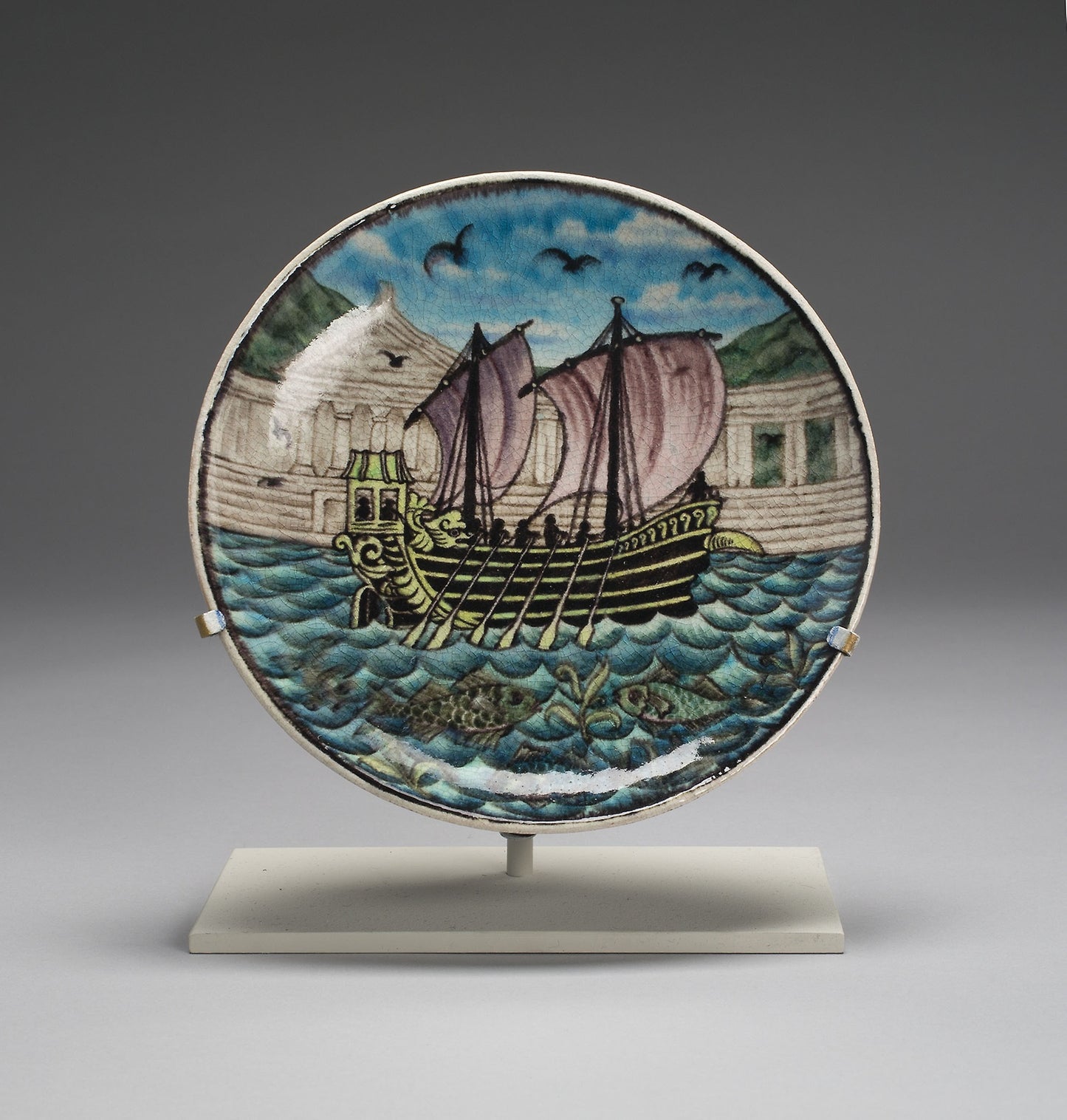 Plate -  Designed -  William De Morgan,  Poster Print Wall Art