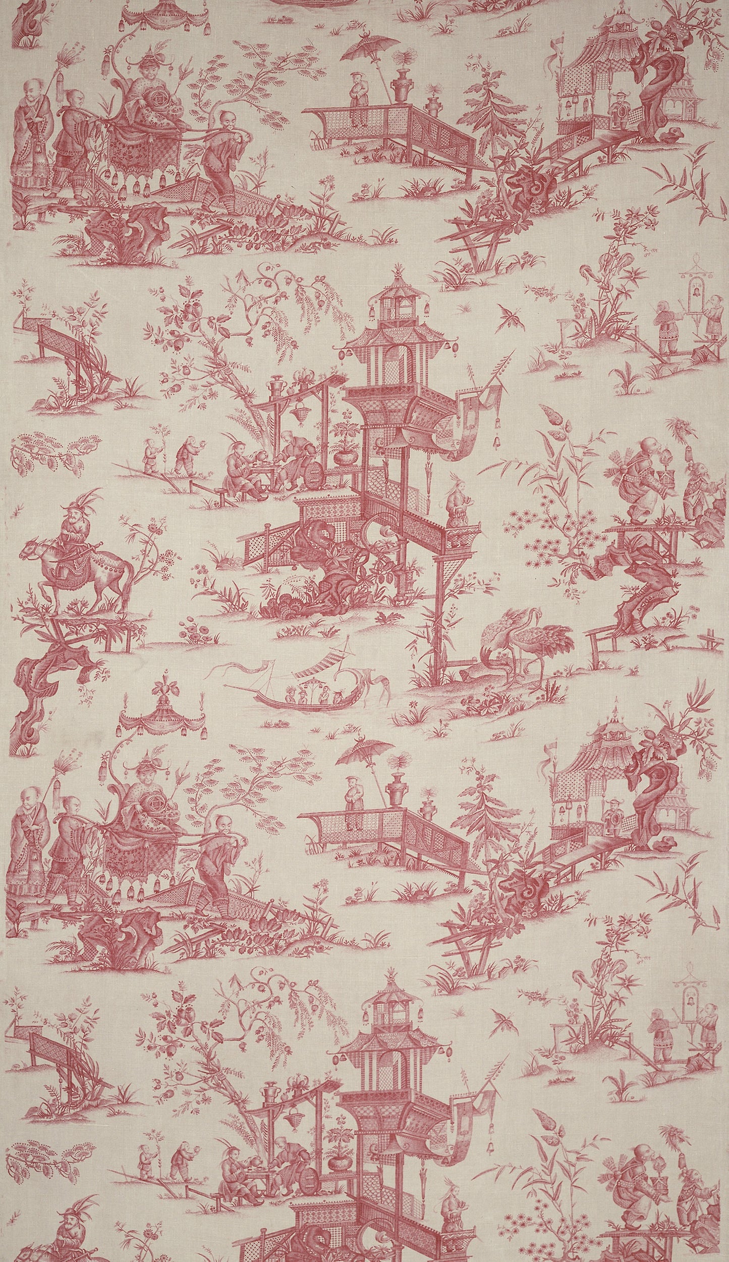 Panel (Furnishing Fabric): Designed: Jean Baptiste Huët (French, 1745-1811) after Jean Baptiste Pillement (French, 1728-1808), Poster Print Wall Art