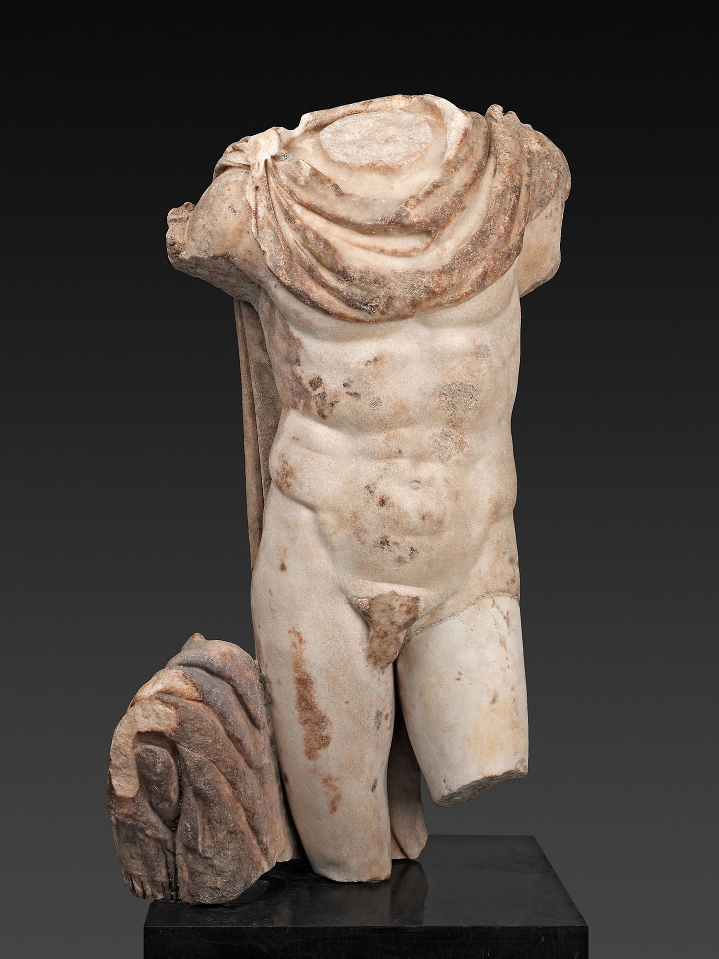Fragment of a Portrait Statue of a Man -  Roman,  Poster Print Wall Art