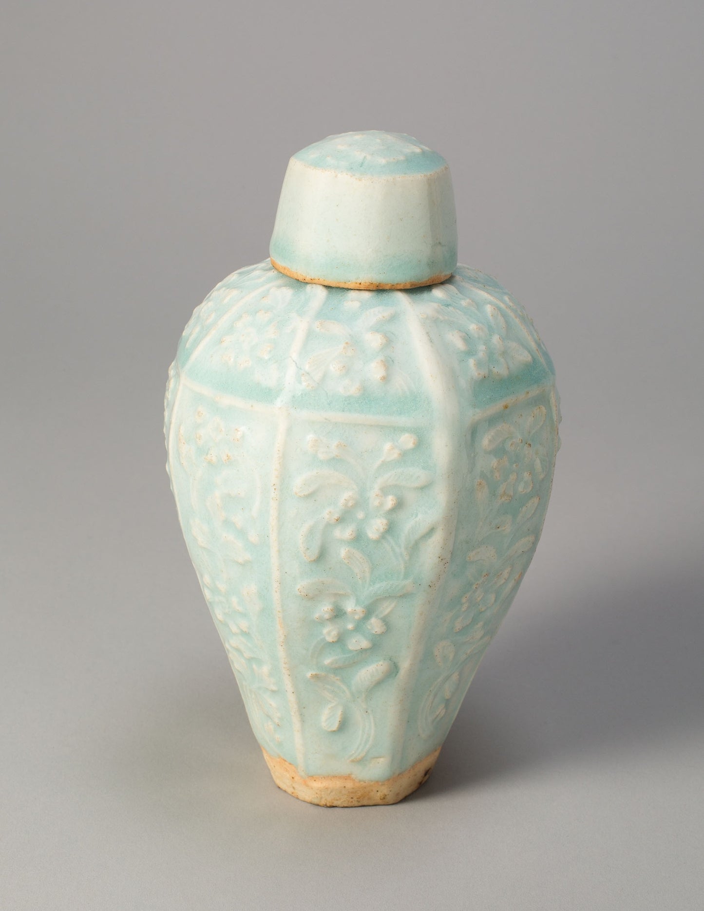 Covered Vase with Floral Scrolls -  China,  Poster Print Wall Art