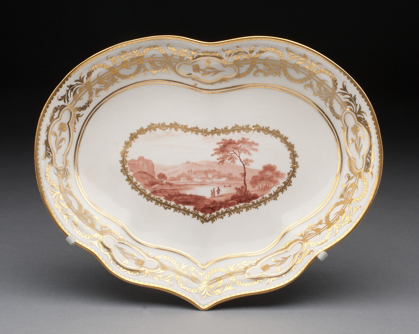 Dish -  Derby Porcelain Manufactory,  Poster Print Wall Art