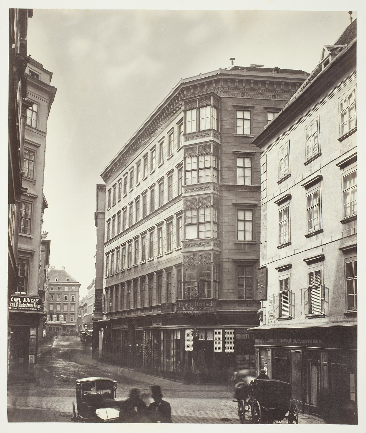 Lichtensteg No. 2, Zinshaus des Herrn A. Denk -  Artist unknown ,  Poster Print Wall Art