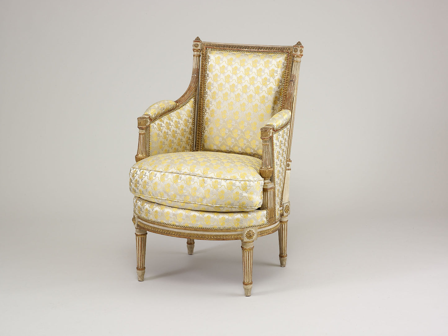 Armchair (one of a pair) -  France, Paris,  Poster Print Wall Art