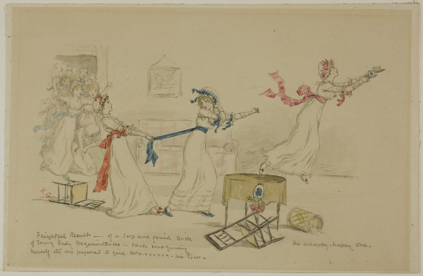 Frightful Result -  Kate Greenaway,  Poster Print Wall Art