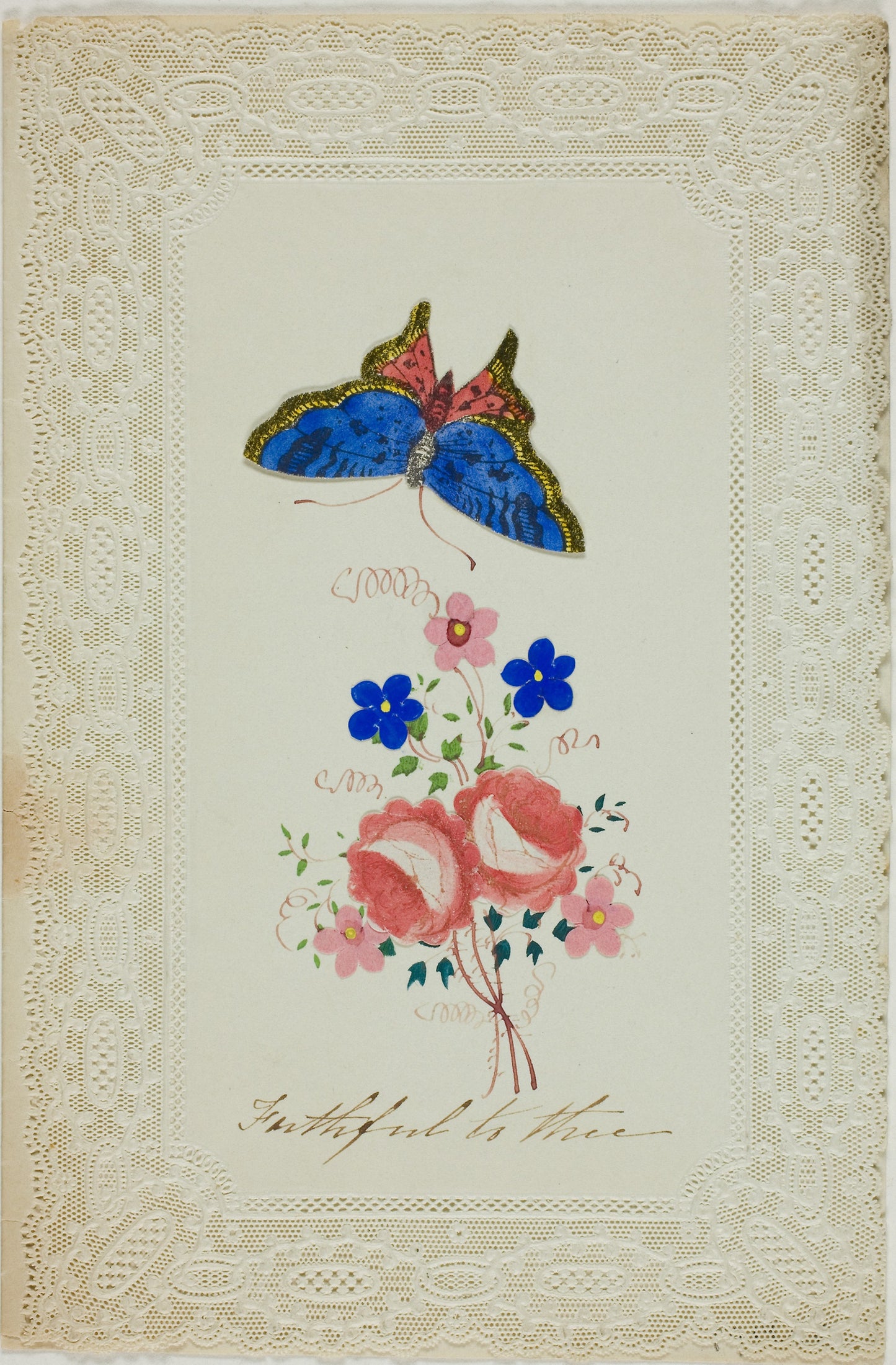 Faithful to Thee (valentine): Unknown Artist,16x12"(A3) Poster
