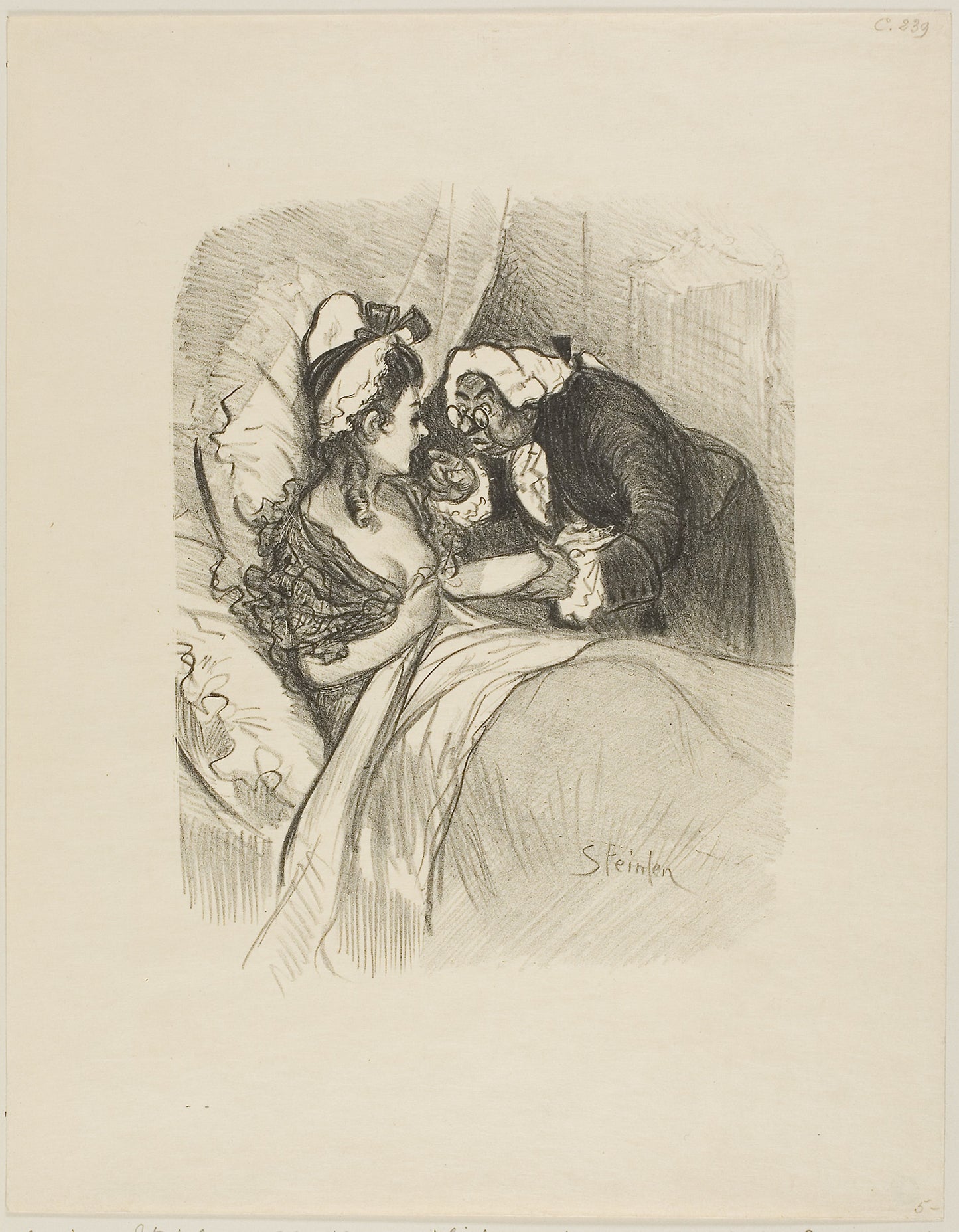 Dame Jacinthe -  Théophile-Alexandre Steinlen,  Poster Print Wall Art