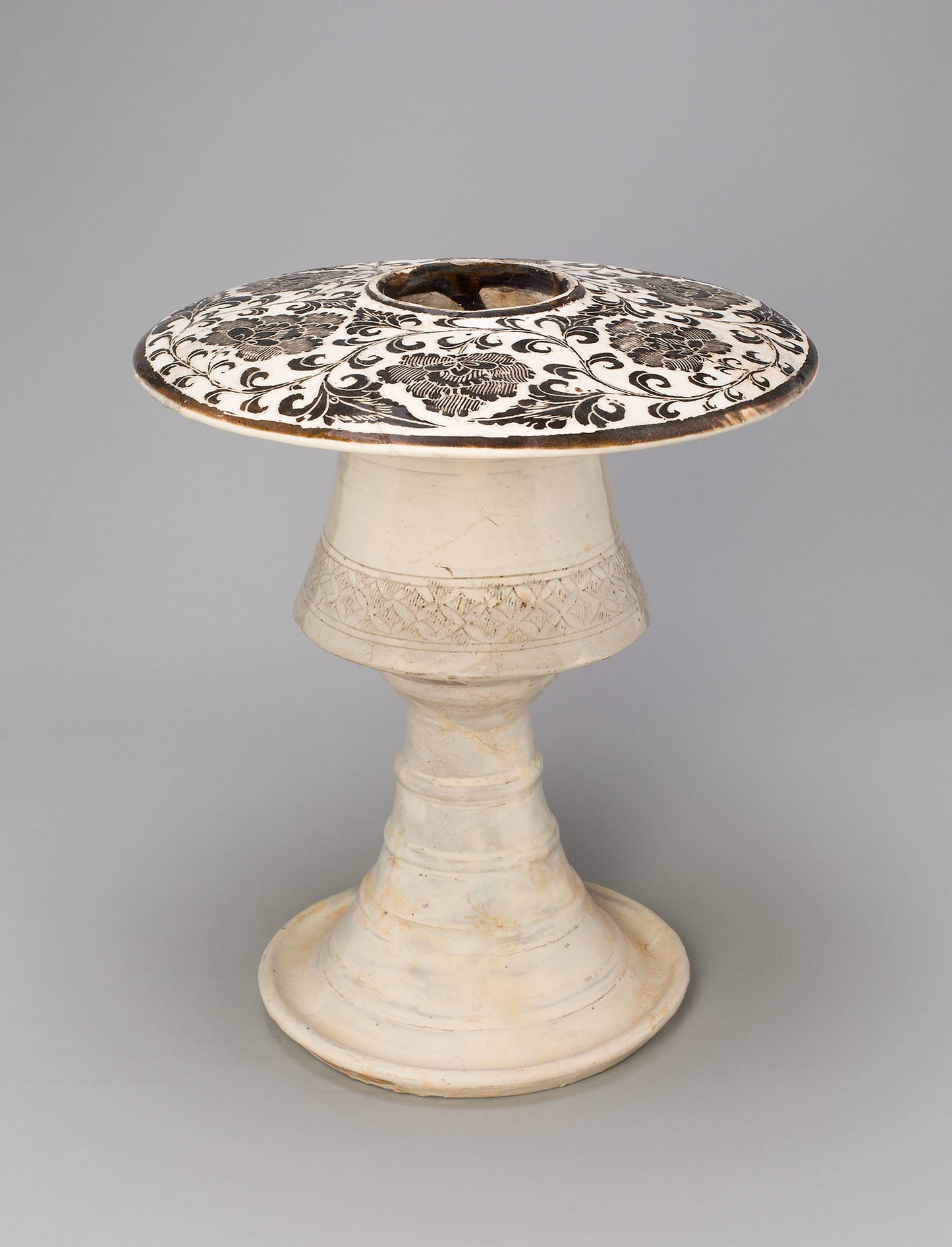 Incense Burner with Peony Scroll -  China,  Poster Print Wall Art