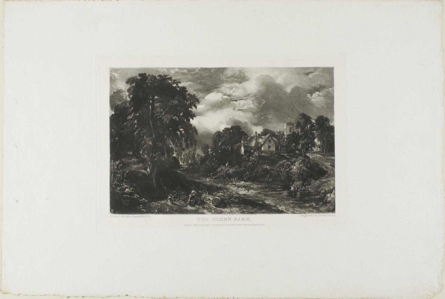 Glebe Farm -  David Lucas (English, 1802-1881),  Poster Print Wall Art