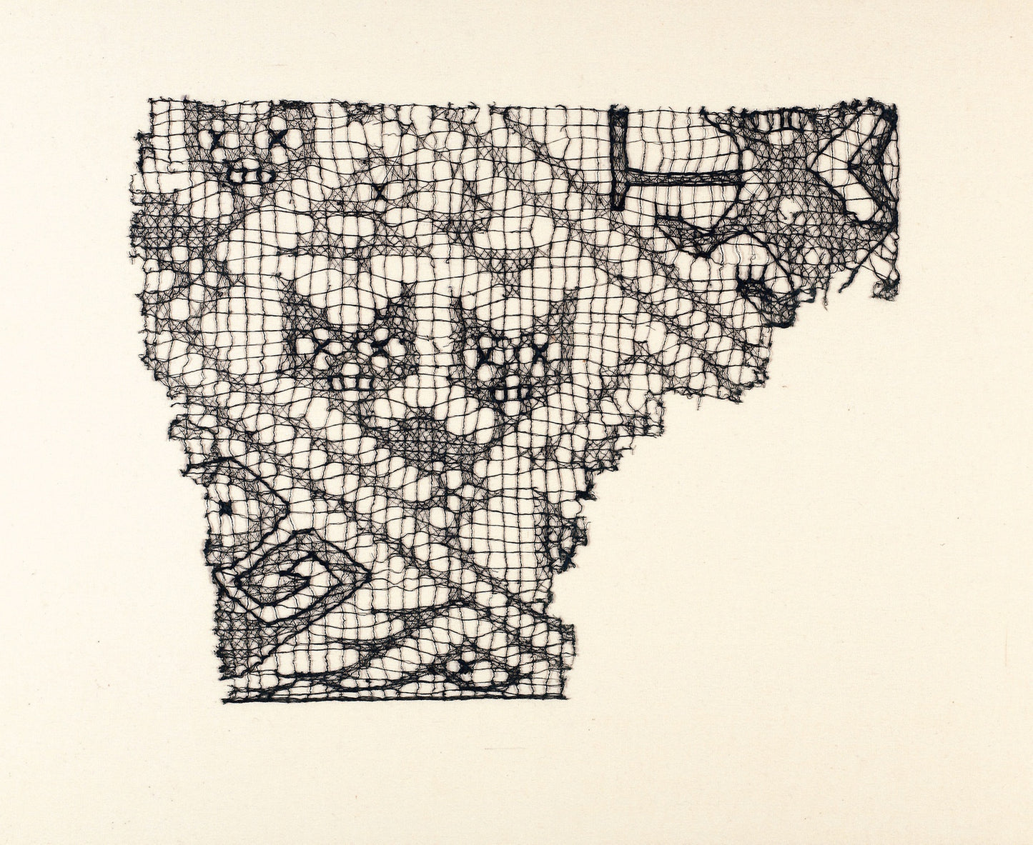 Fragment (Headcloth) -  Chancay,  Poster Print Wall Art