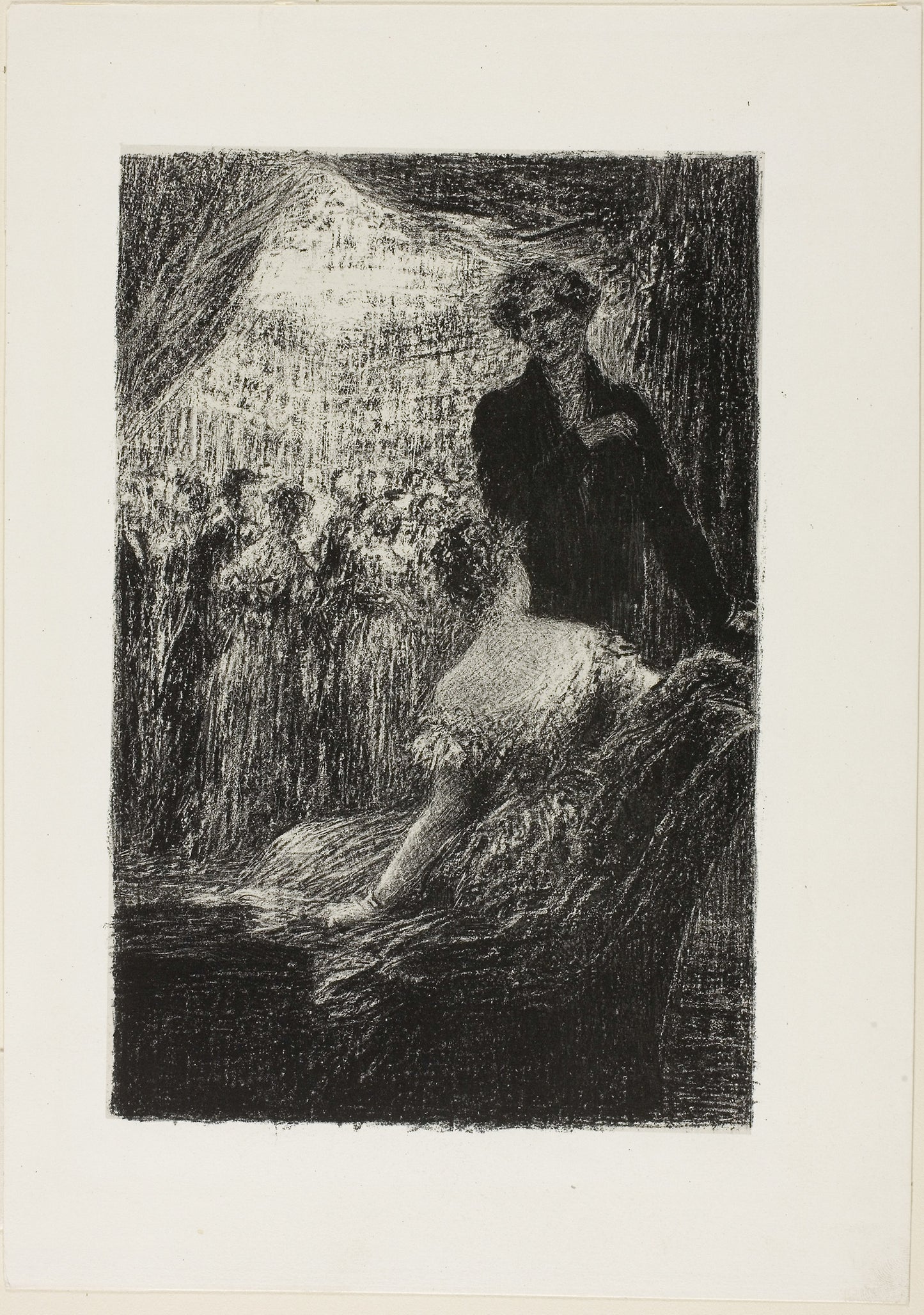 Symphonie Fantastique -  A Ball, from Hector Berlioz, sa vie et ses oeuvres -  Henri Fantin-Latour,  Poster Print Wall Art