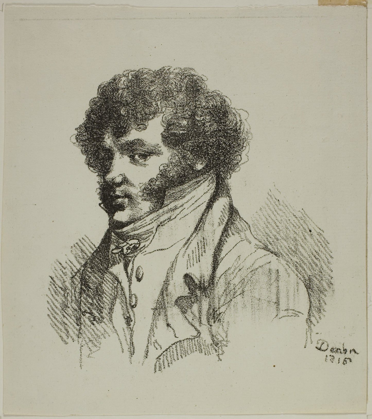 Portrait of Brunet, Printer: Dominique-Vivant Denon,16x12"(A3) Poster