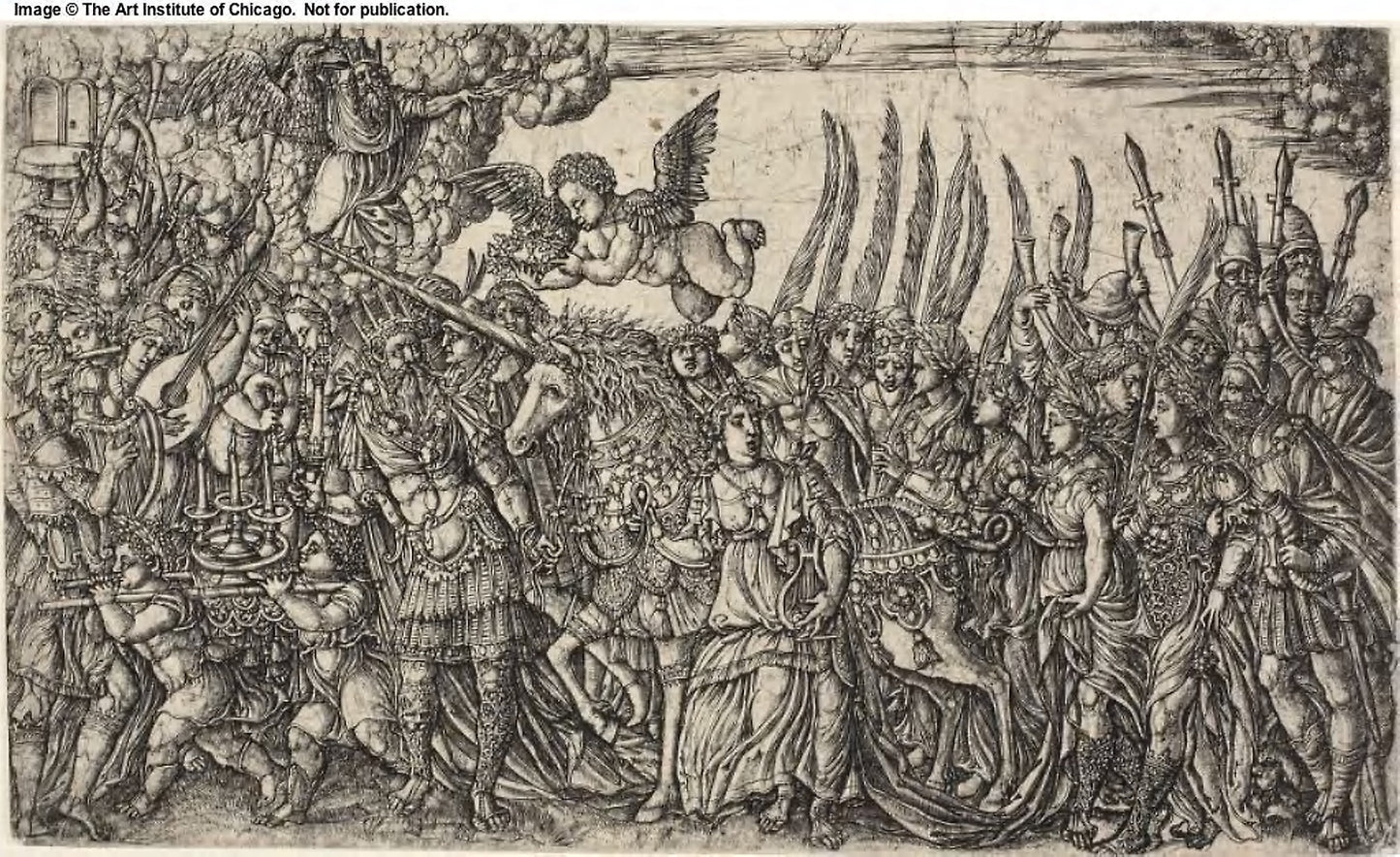 Triumph of the Unicorn -  Jean Duvet,  Poster Print Wall Art